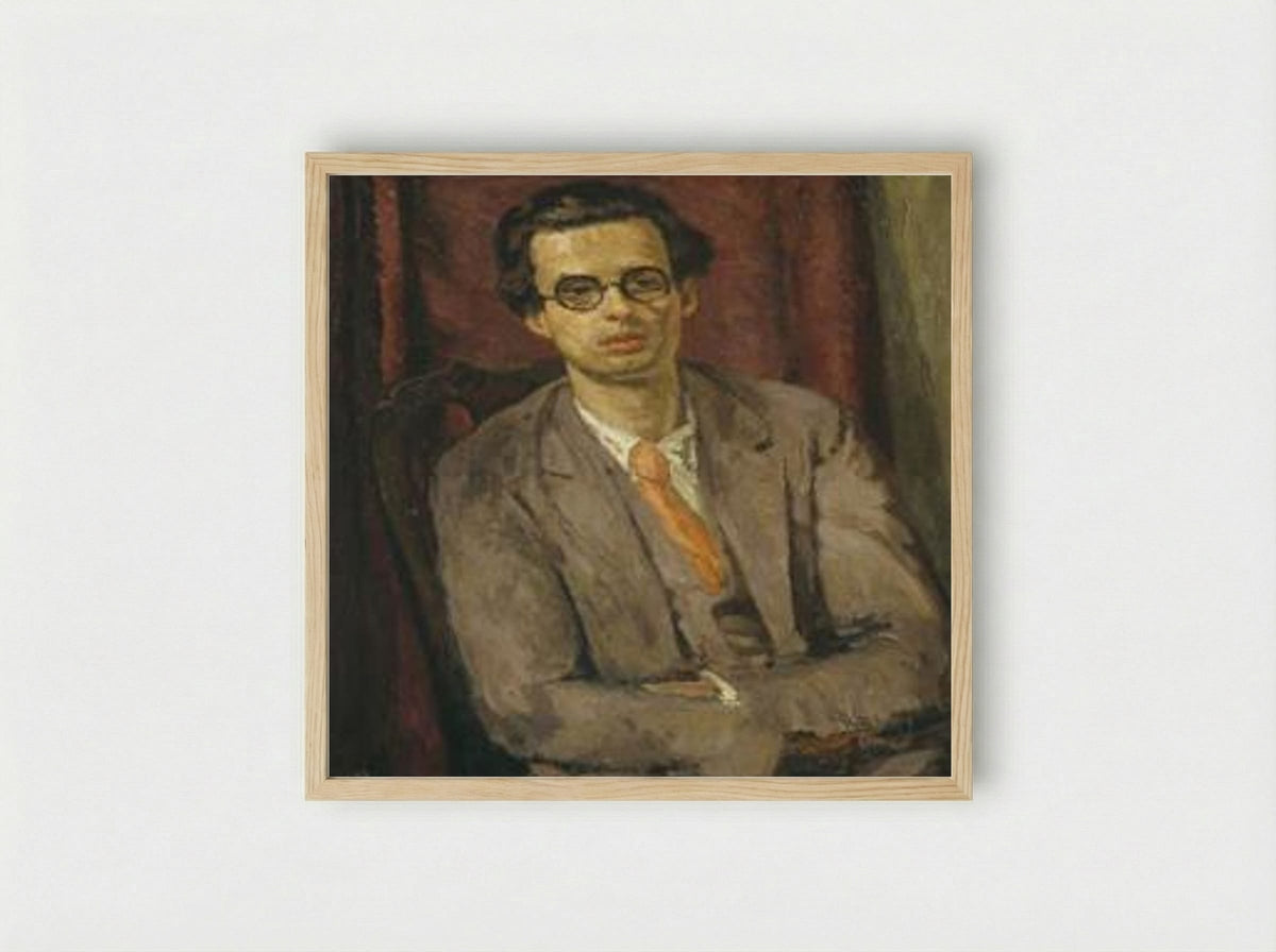 Aldous Huxley - Vanessa Bell - Framed Print Wood