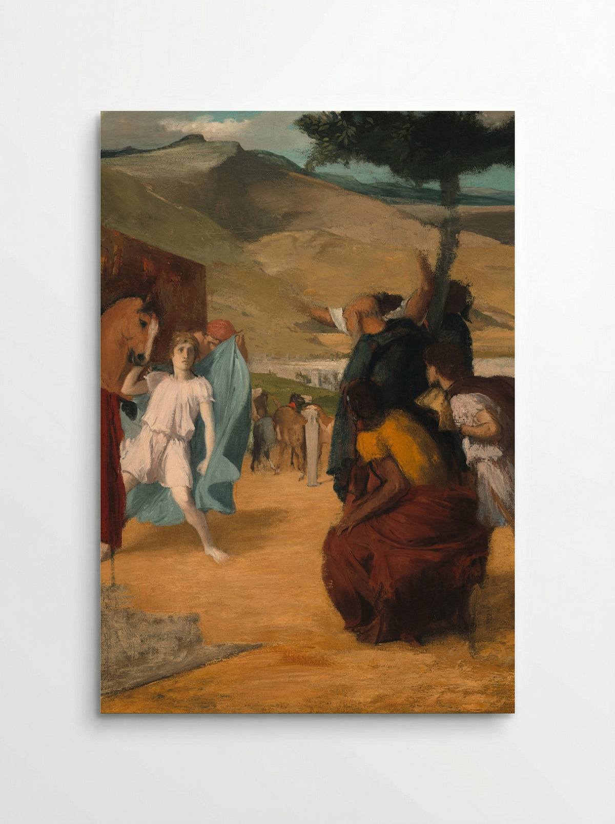 Alexander and Bucephalus - Edgar Degas - Poster