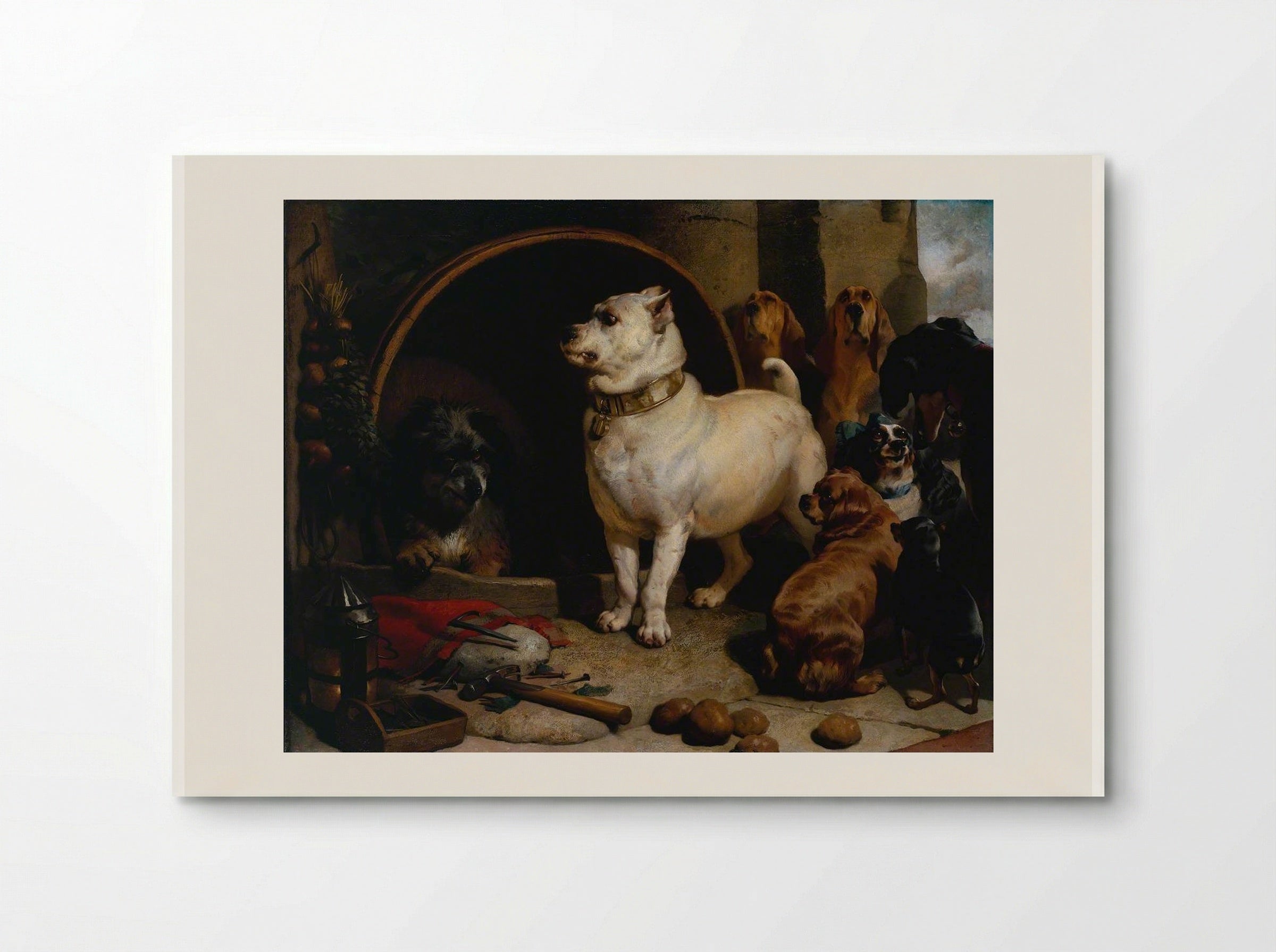 Alexander and Diogenes - Edwin Henry Landseer - Poster