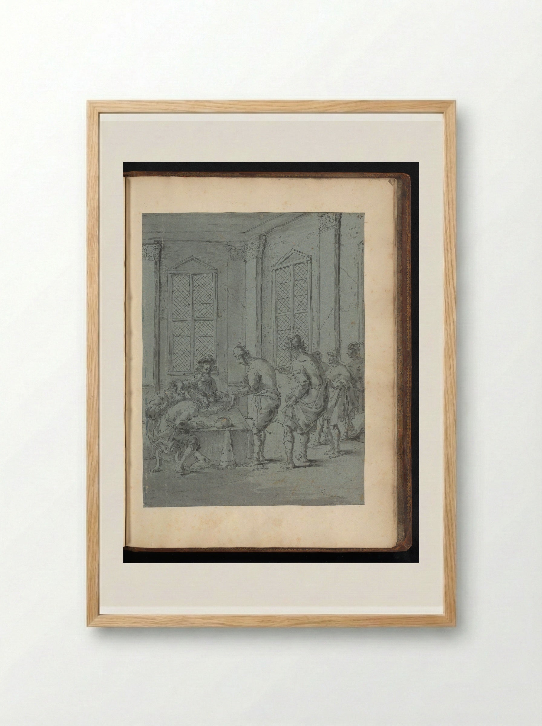 Alexander the Great Pays the Debts of His Soldiers - Leonaert Bramer - Framed Print Wood