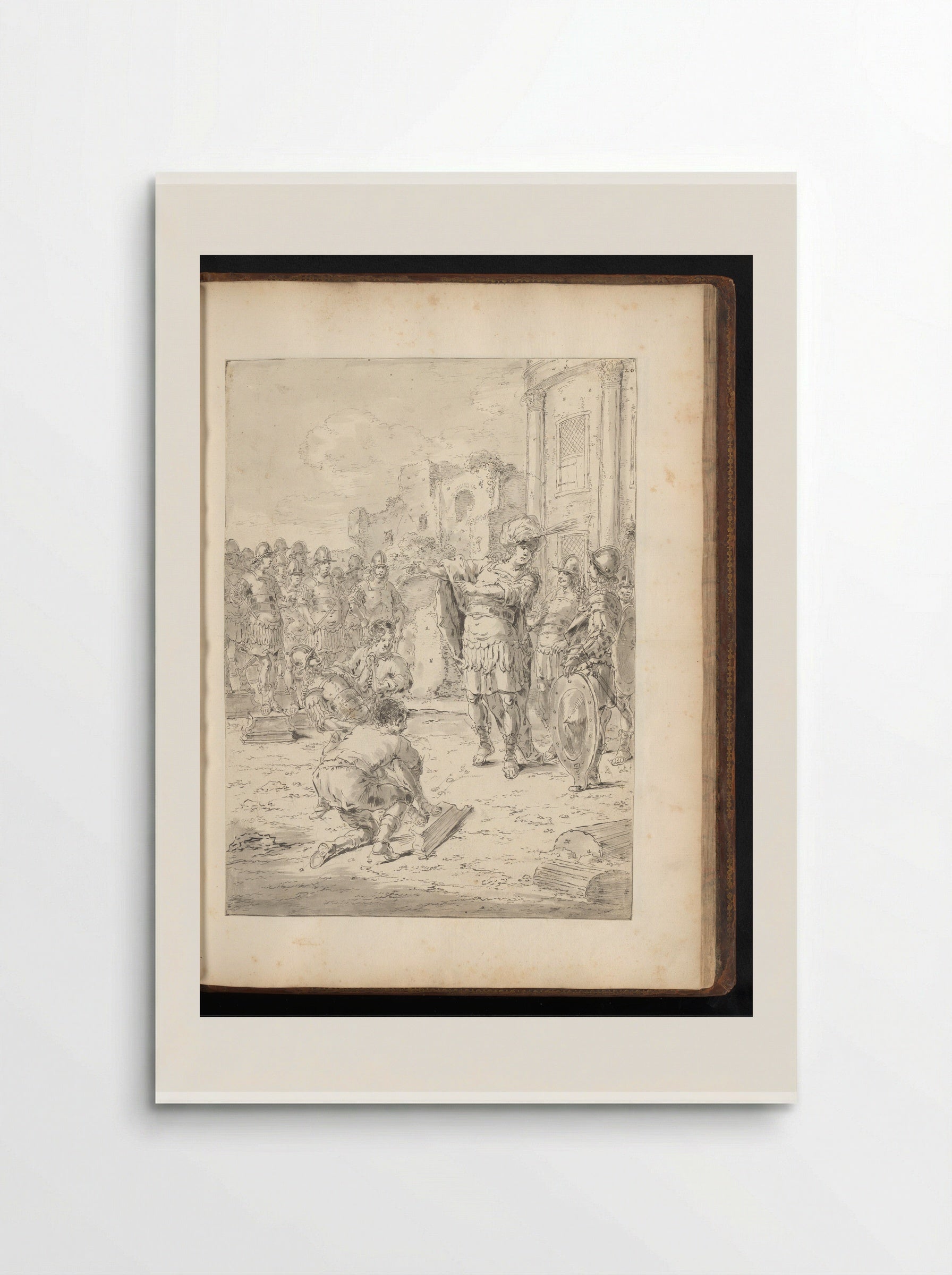 Alexander the Great Presented with Sculptures by Lysippos - Leonaert Bramer - Poster