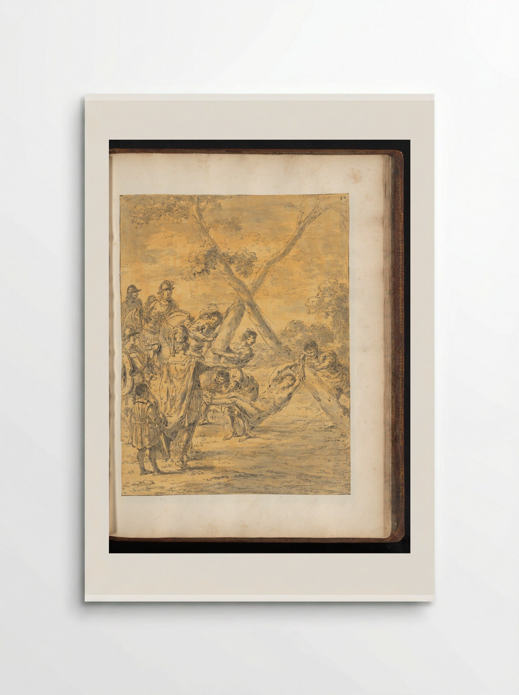 Alexander the Great Punishing Bessus - Leonaert Bramer - Poster