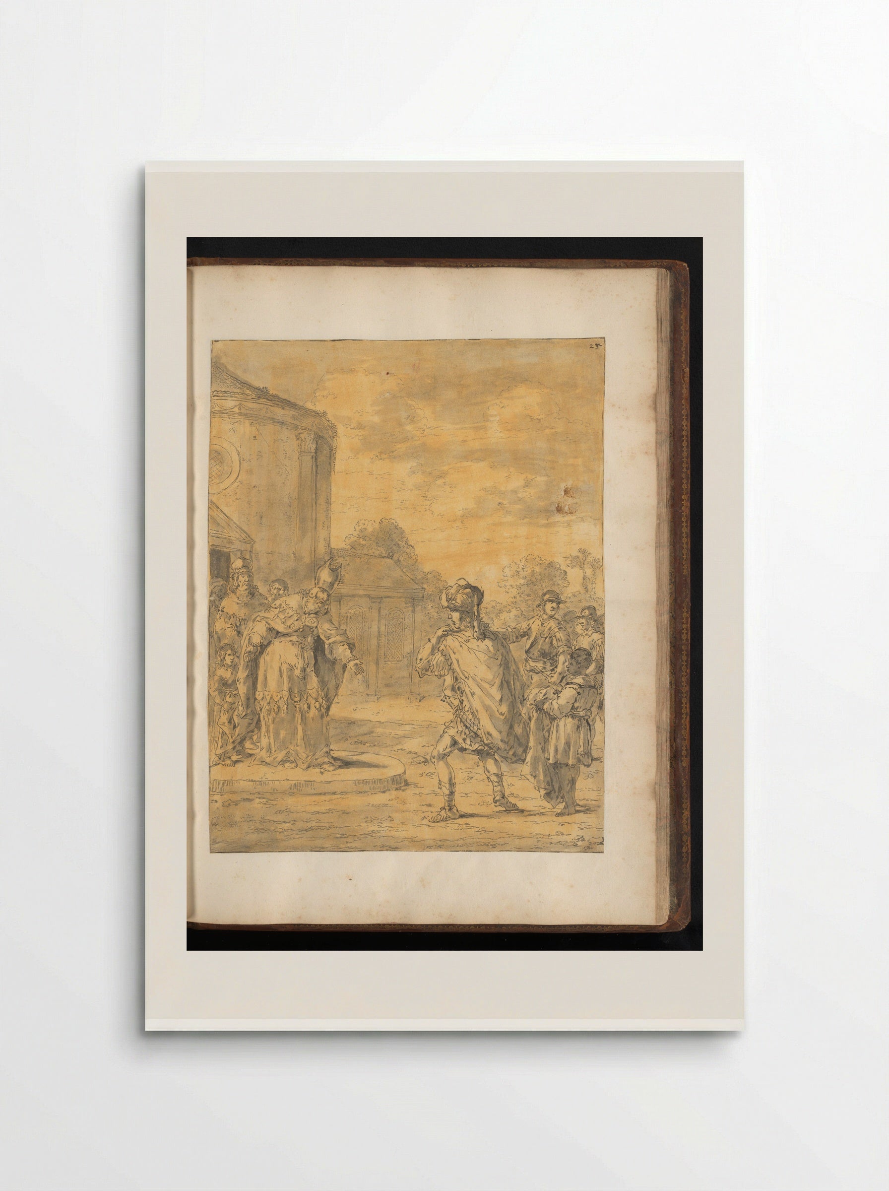 Alexander the Great Visits the Temple of Jupiter - Leonaert Bramer - Poster