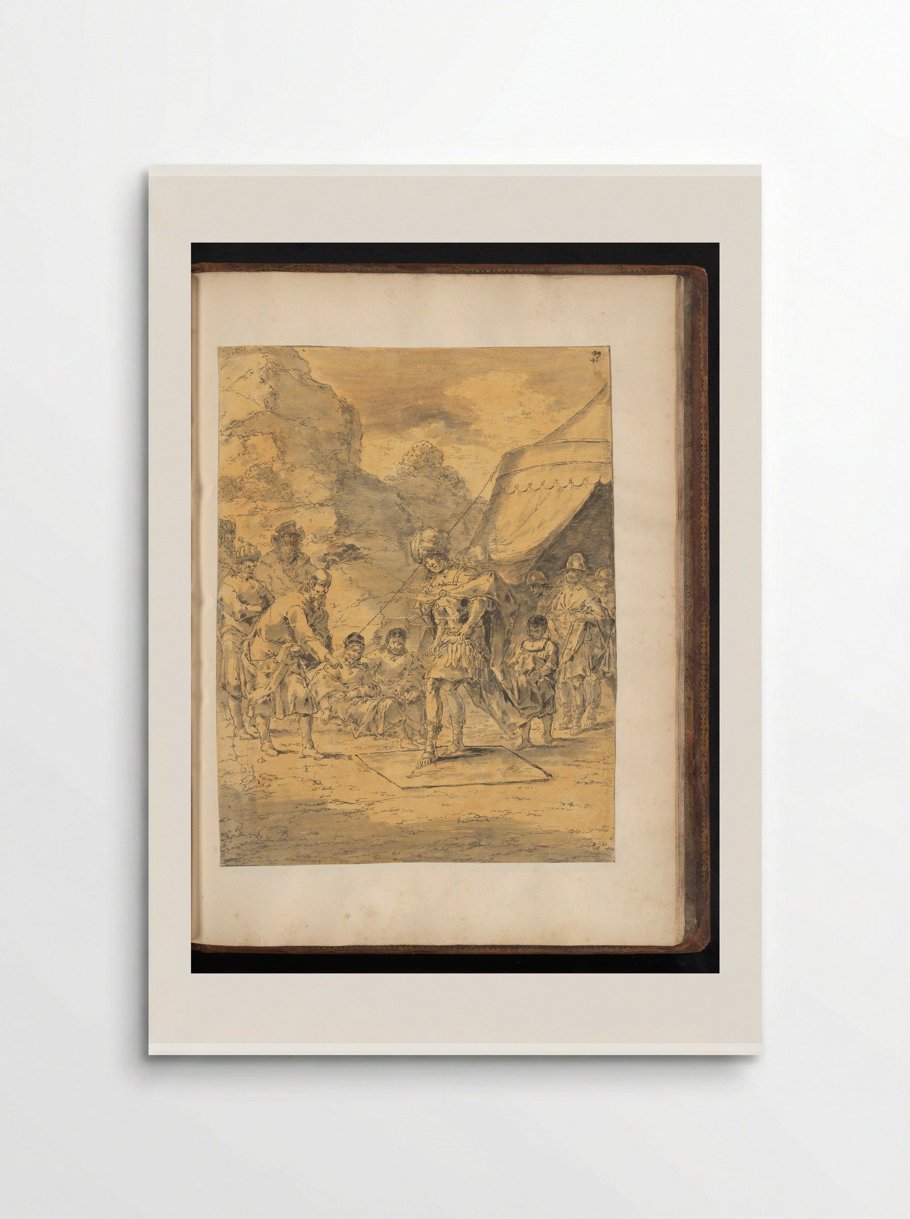Alexander the Great and the Gymnosophists - Leonaert Bramer - Poster