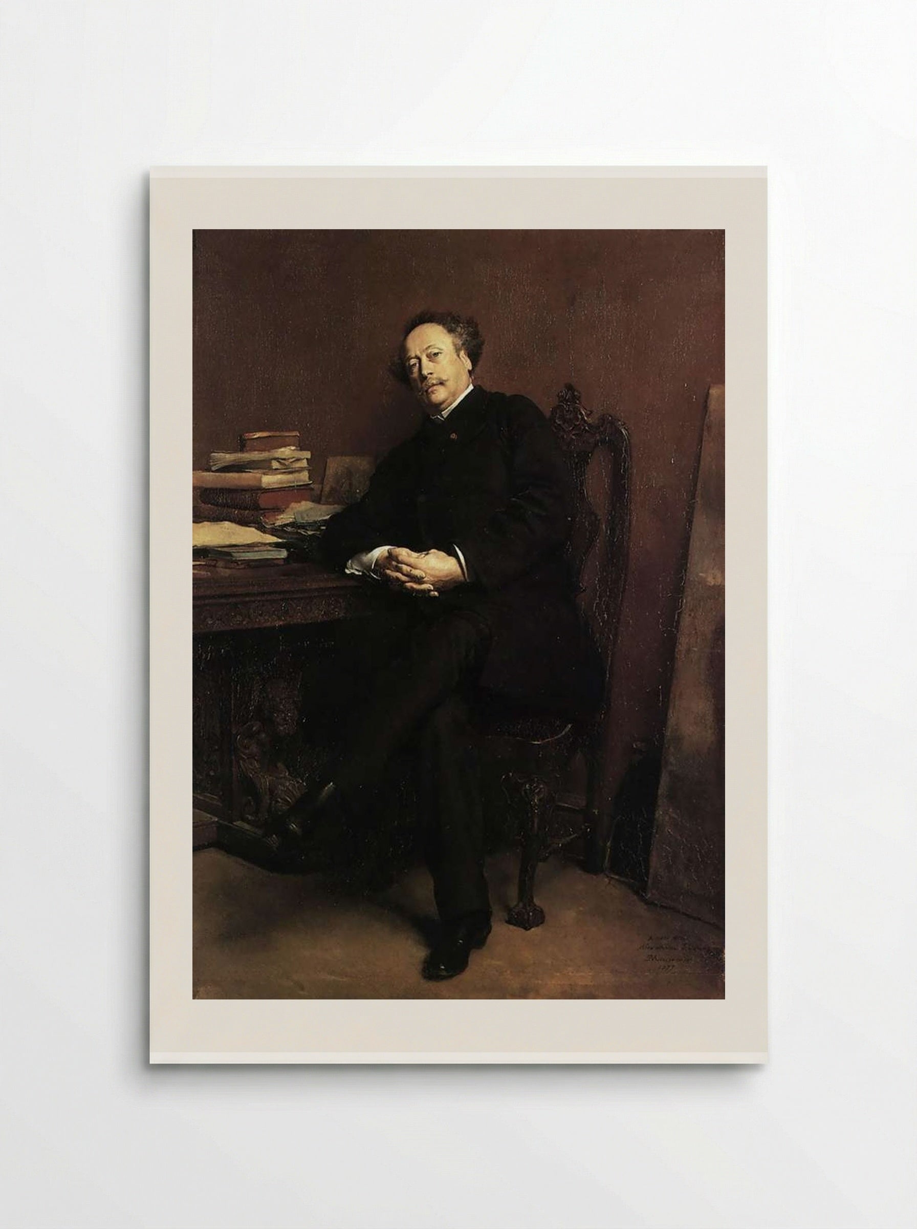 Alexandre Dumas, fils - Ernest Meissonier - Poster