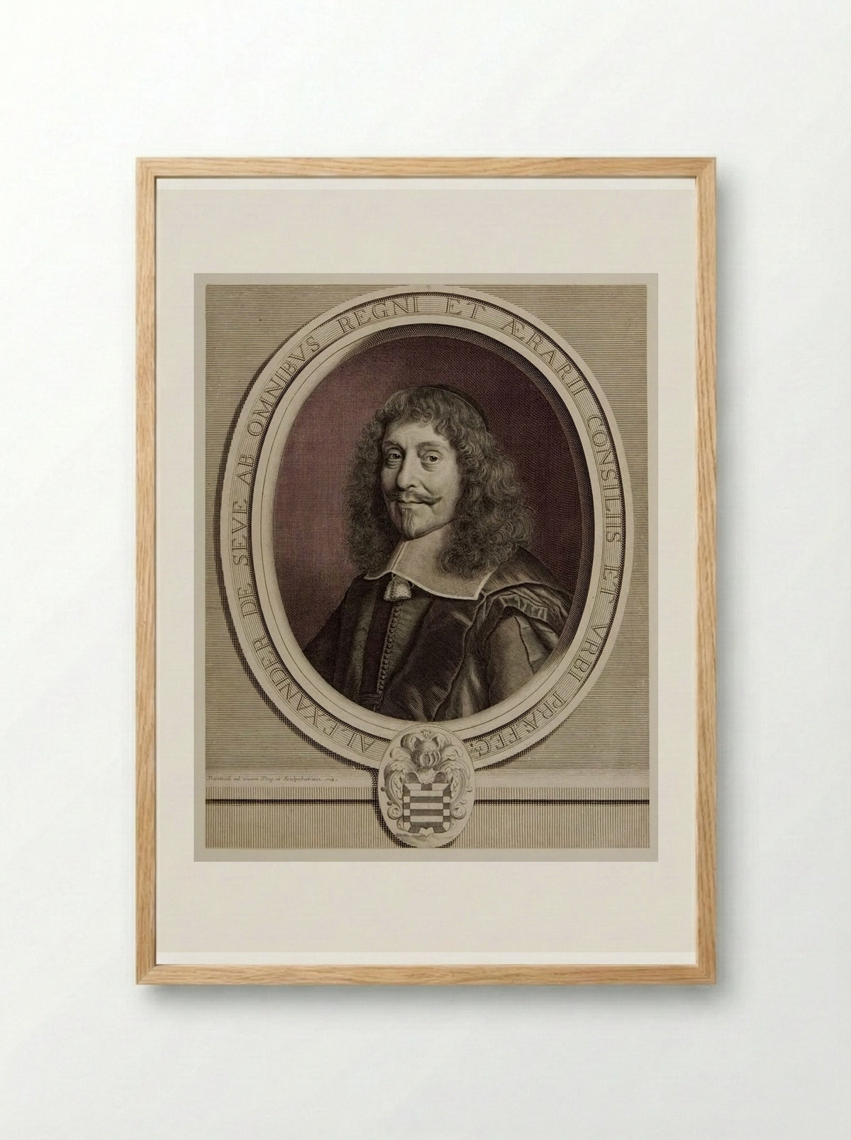 Alexandre de Sève - Robert Nanteuil - Framed Print Wood