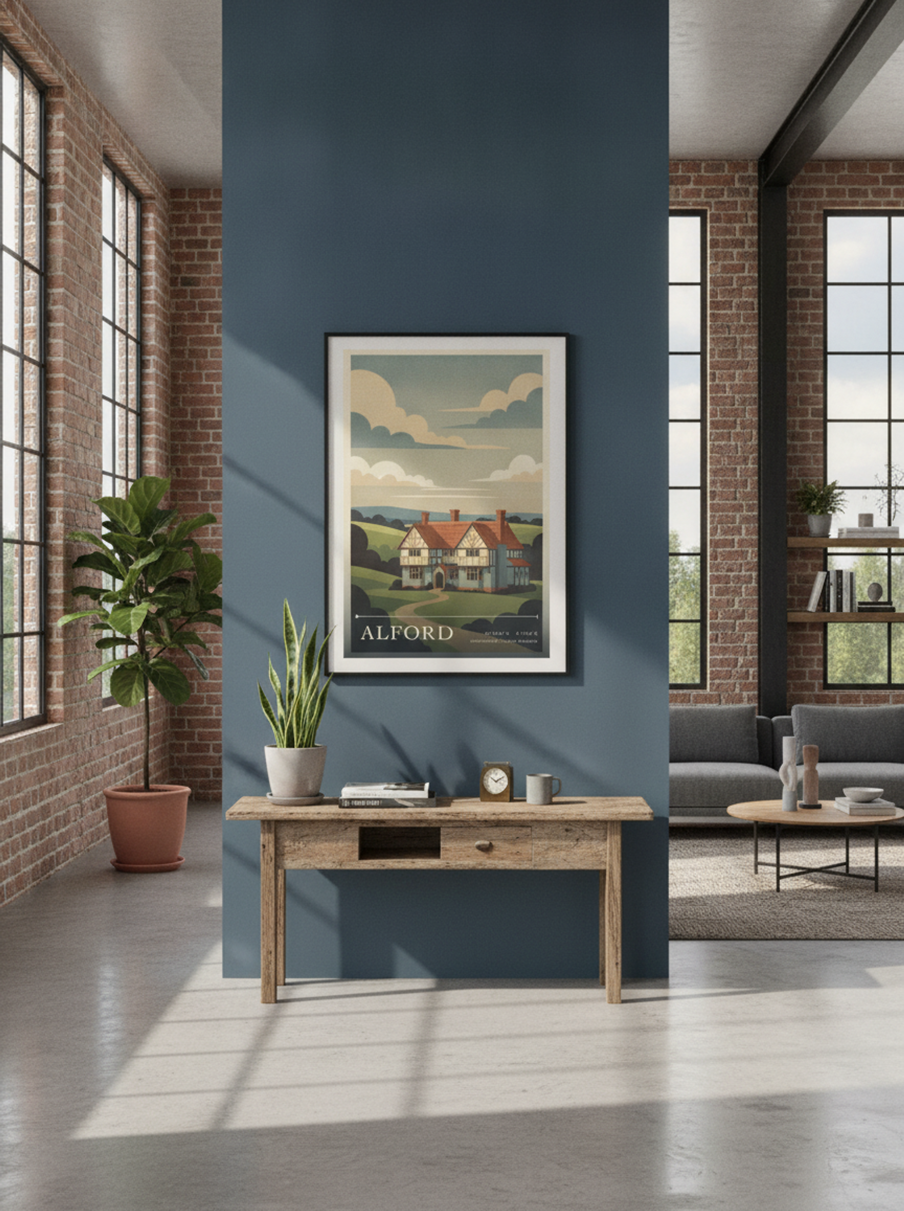 Alford Lincolnshire United Kingdom Travel Poster - Lifestyle