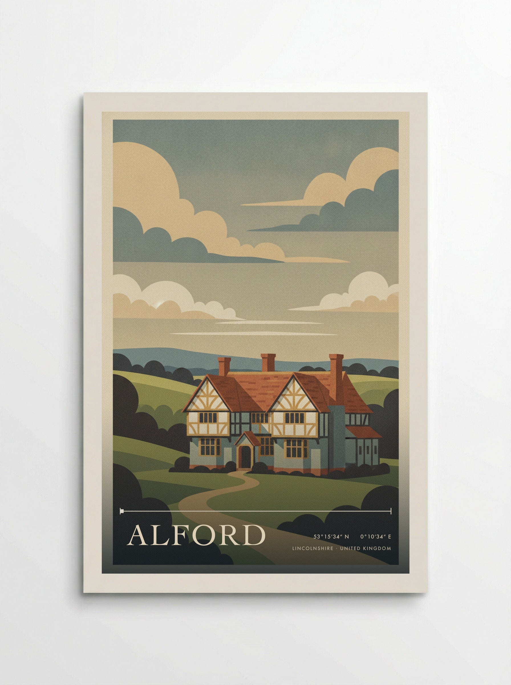 Alford Lincolnshire United Kingdom Travel Poster - Poster