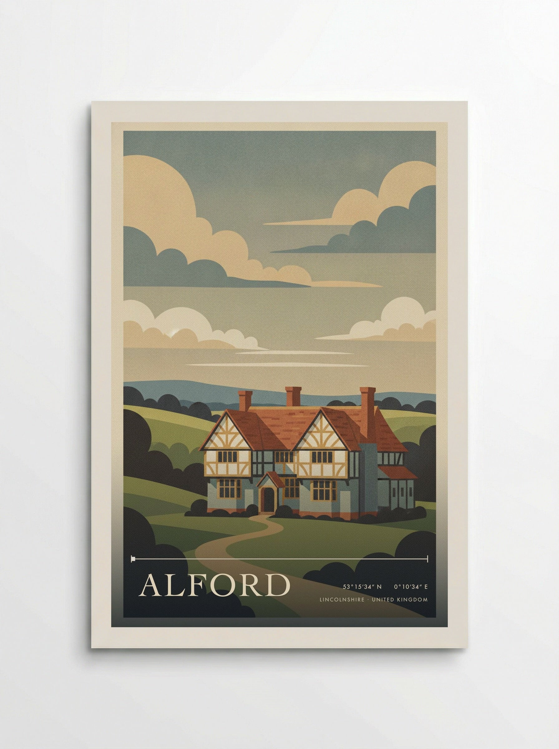 Alford Lincolnshire United Kingdom Travel Poster - Poster