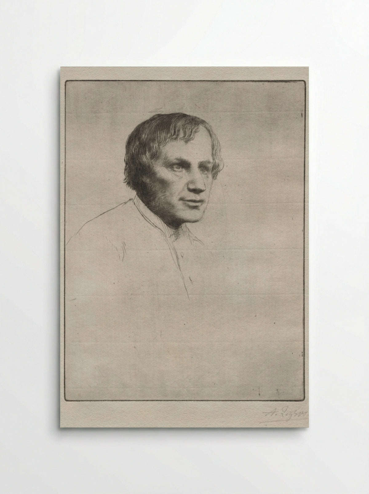 Alfred Stevens - Alphonse Legros - Poster