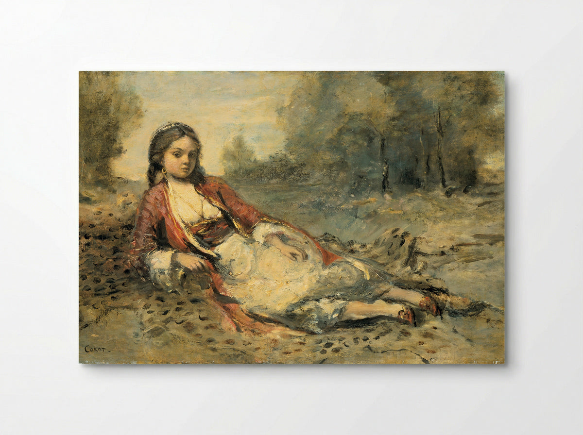 Algérienne - Camille Corot - Poster