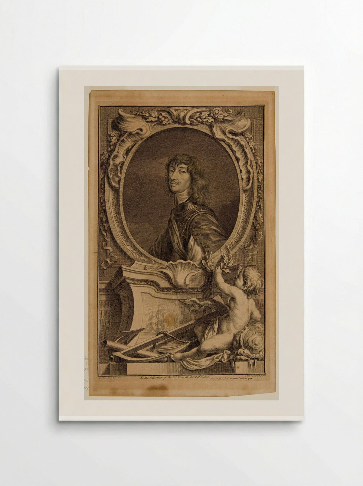 Algernon Percy, Earl of Northumberland - Jacobus Houbraken - Poster