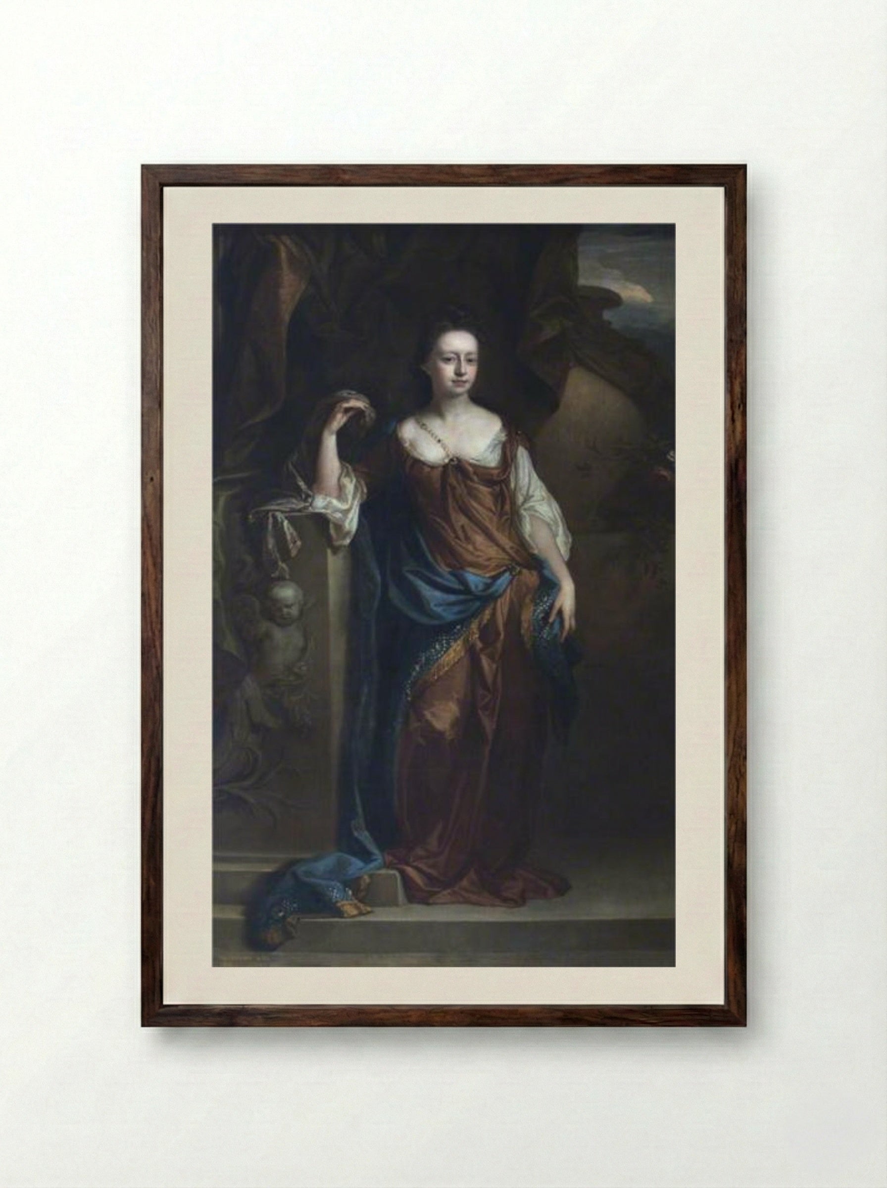 Alice Sherard - John Riley - Framed Print Dark Wood