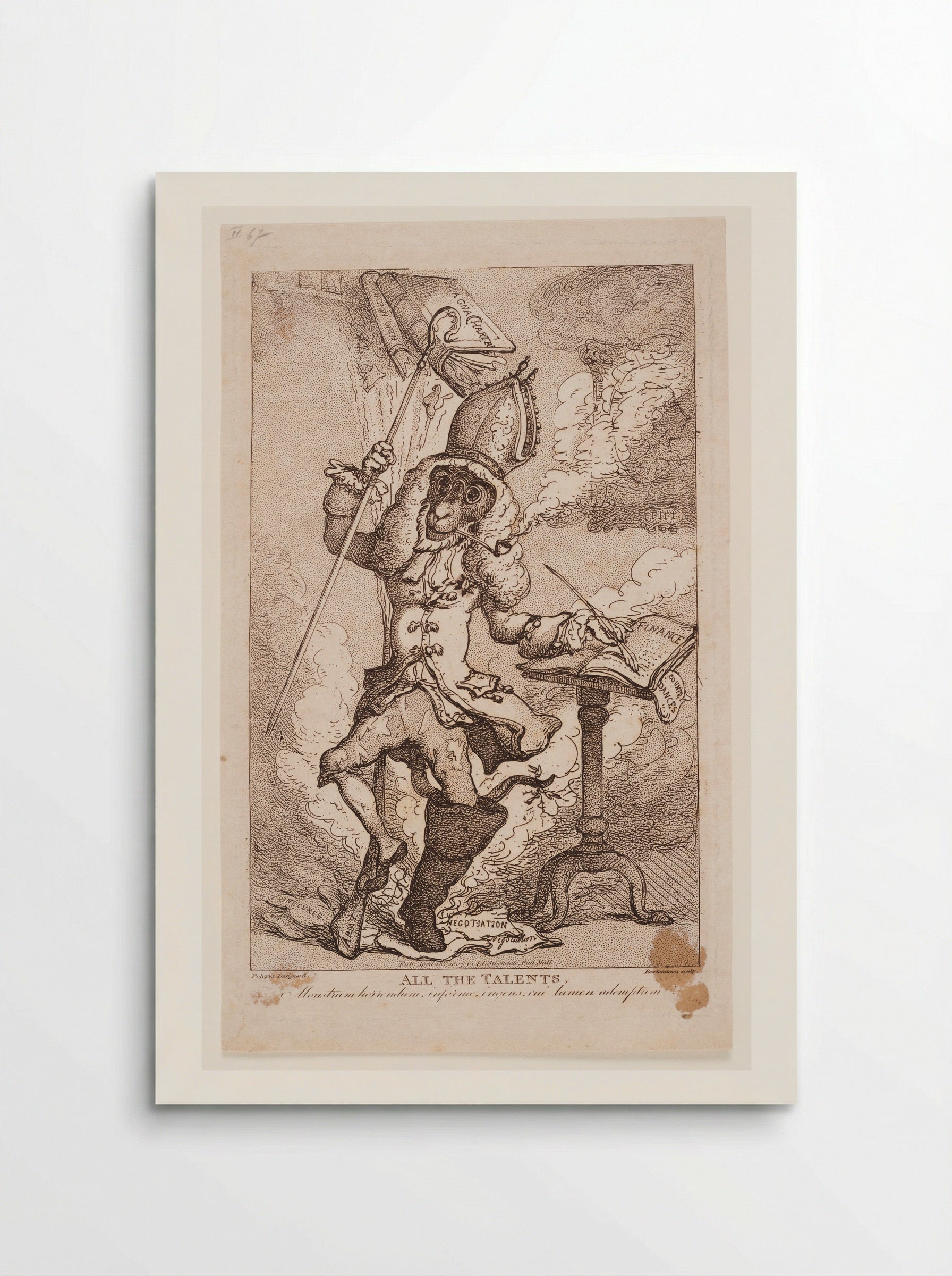 All the Talents - Thomas Rowlandson - Poster
