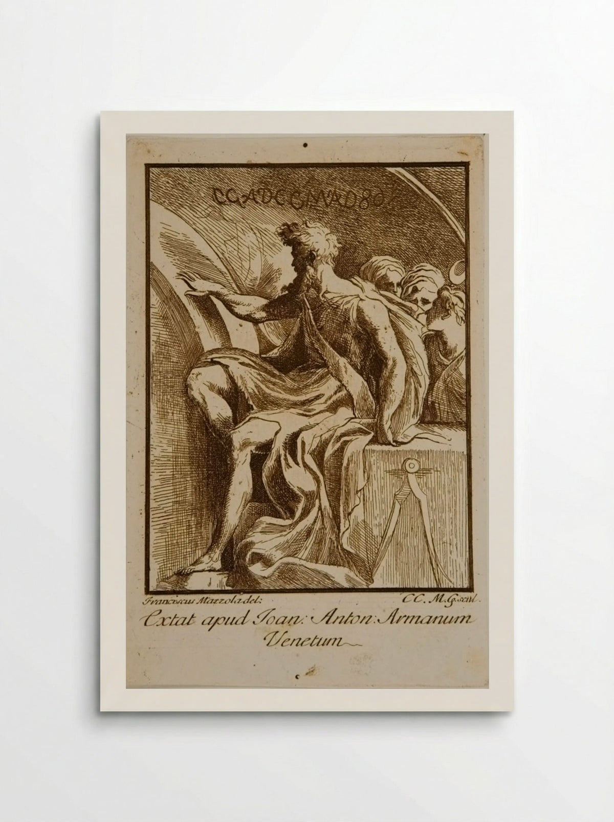 Allegorical Figure (After Parmigianino) - Cesare Massimiliano Gini - Poster