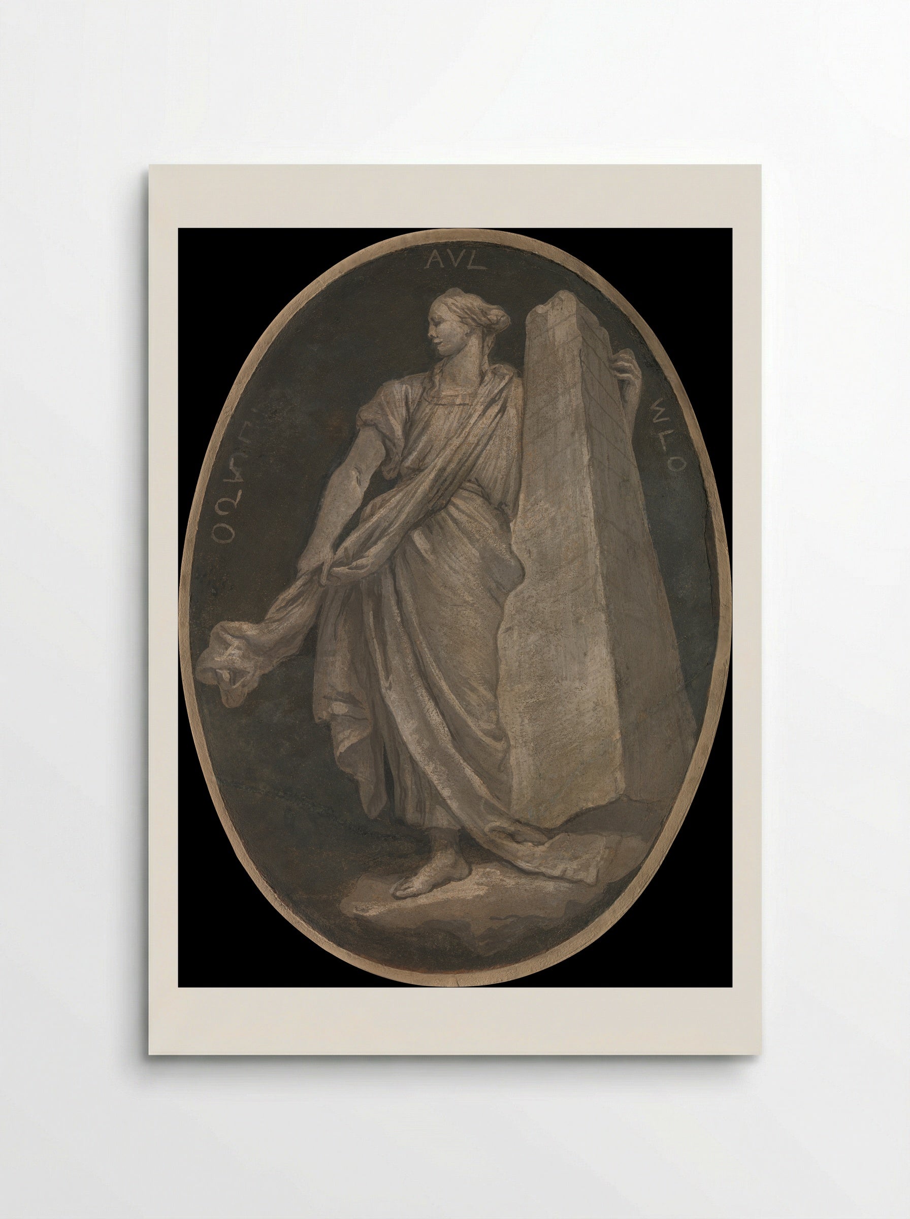 Allegorical Figure Representing Fortitude - Giovanni Battista Tiepolo - Poster