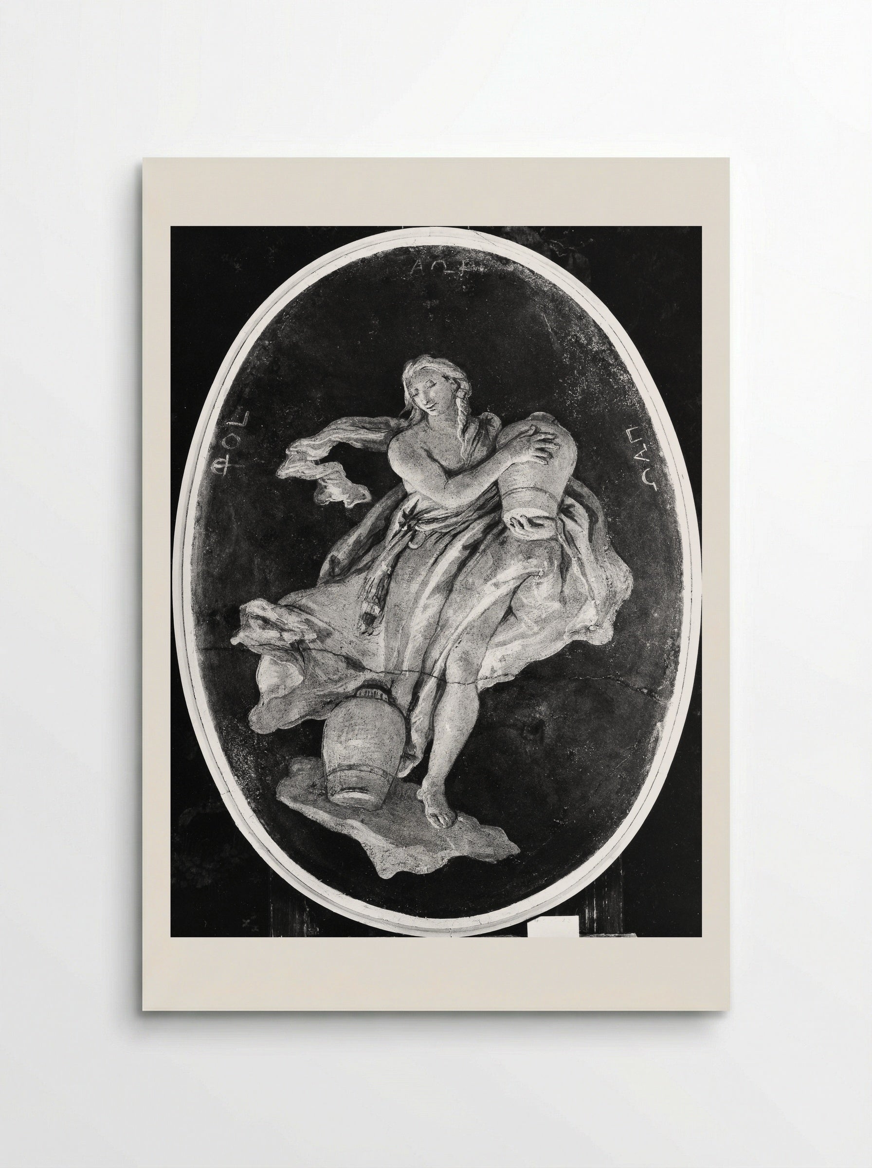 Allegorical Figure Representing Temperance - Giovanni Battista Tiepolo - Poster
