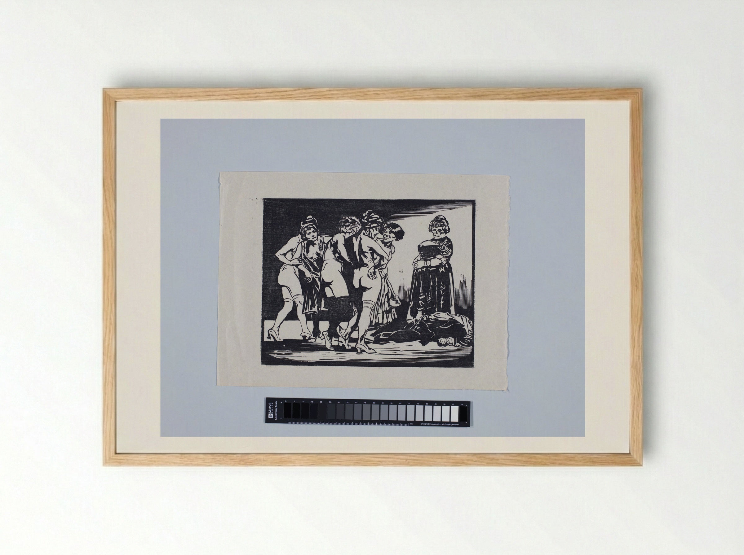 Allegorie op de onkuisheid - Johannes Josephus Aarts - Framed Print Wood