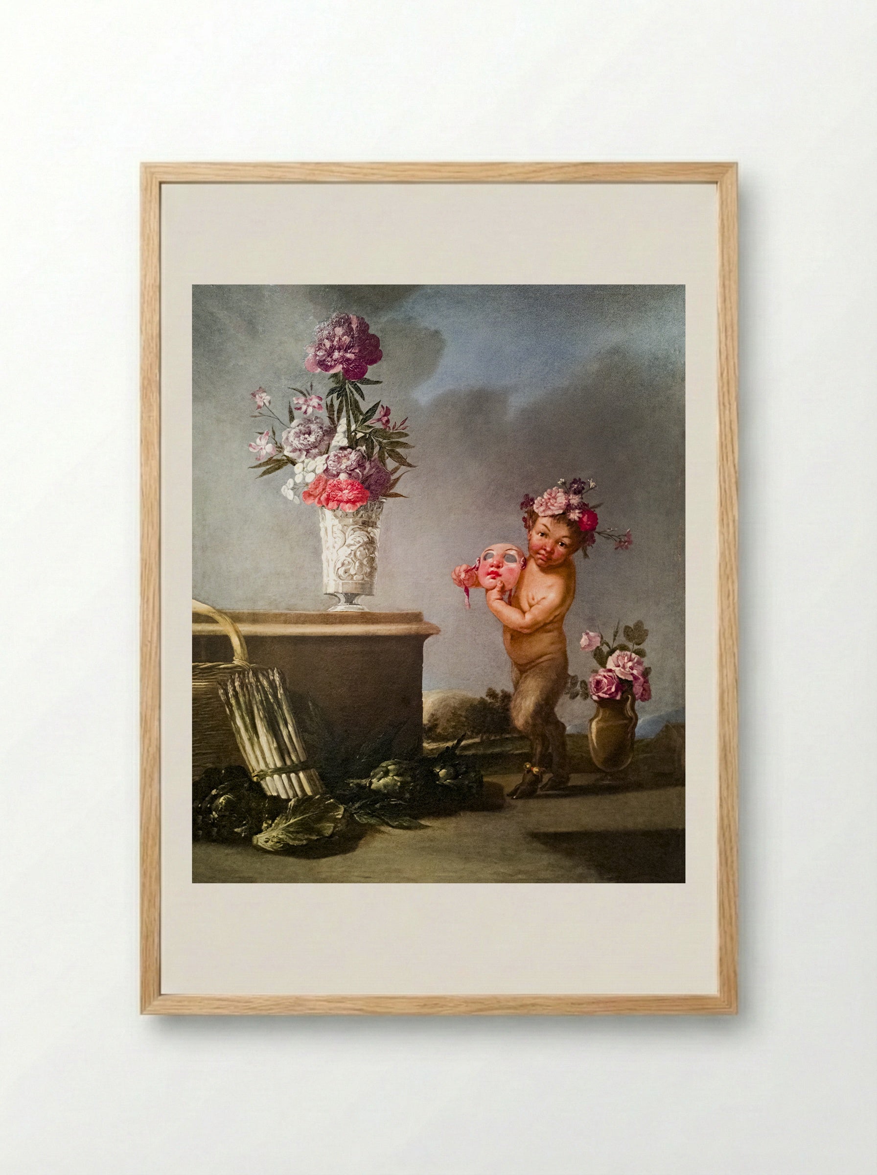 Allegory of Air - Giulio Carpioni - Framed Print Wood