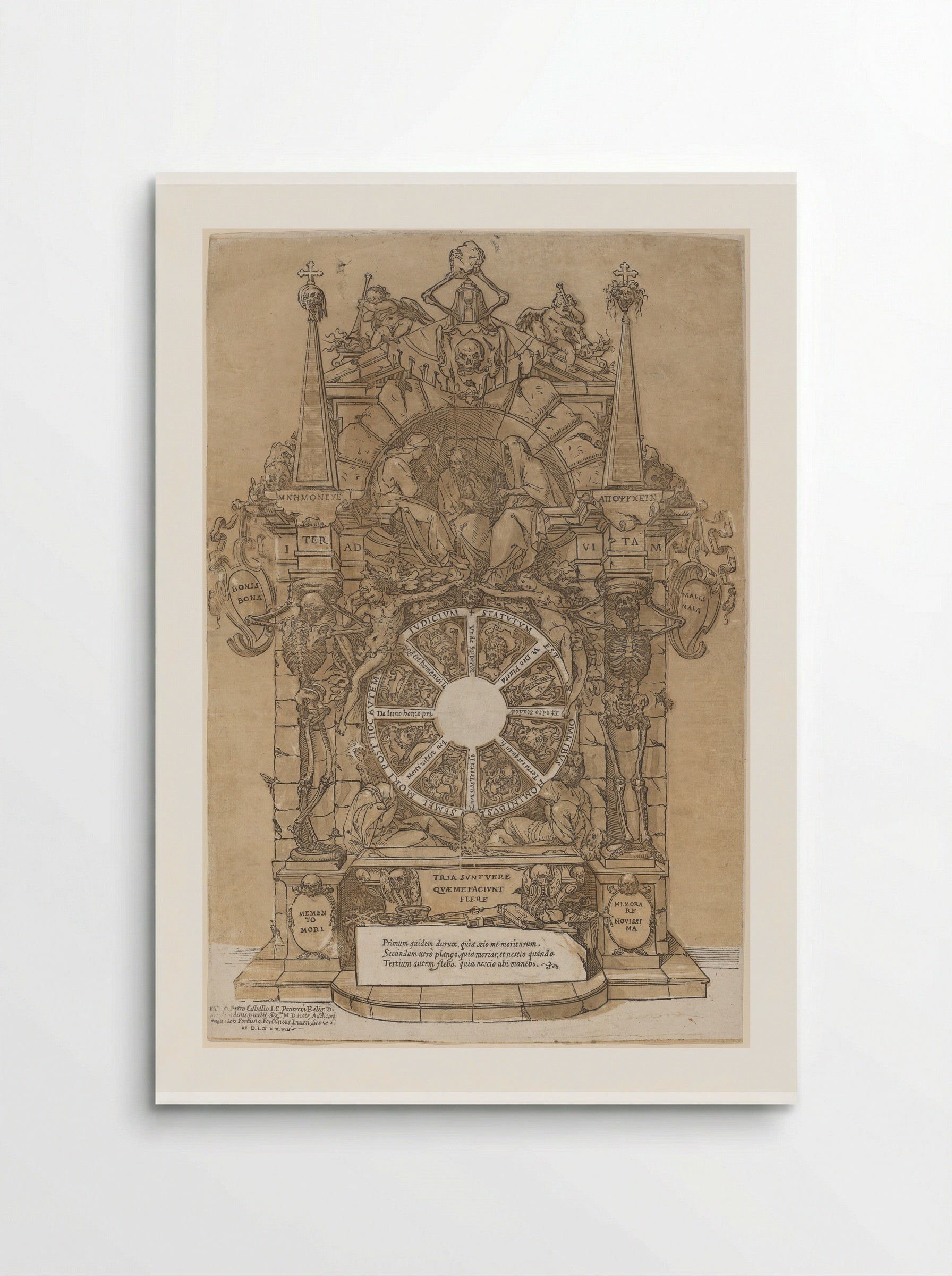 Allegory of Death - Andrea Andreani - Poster