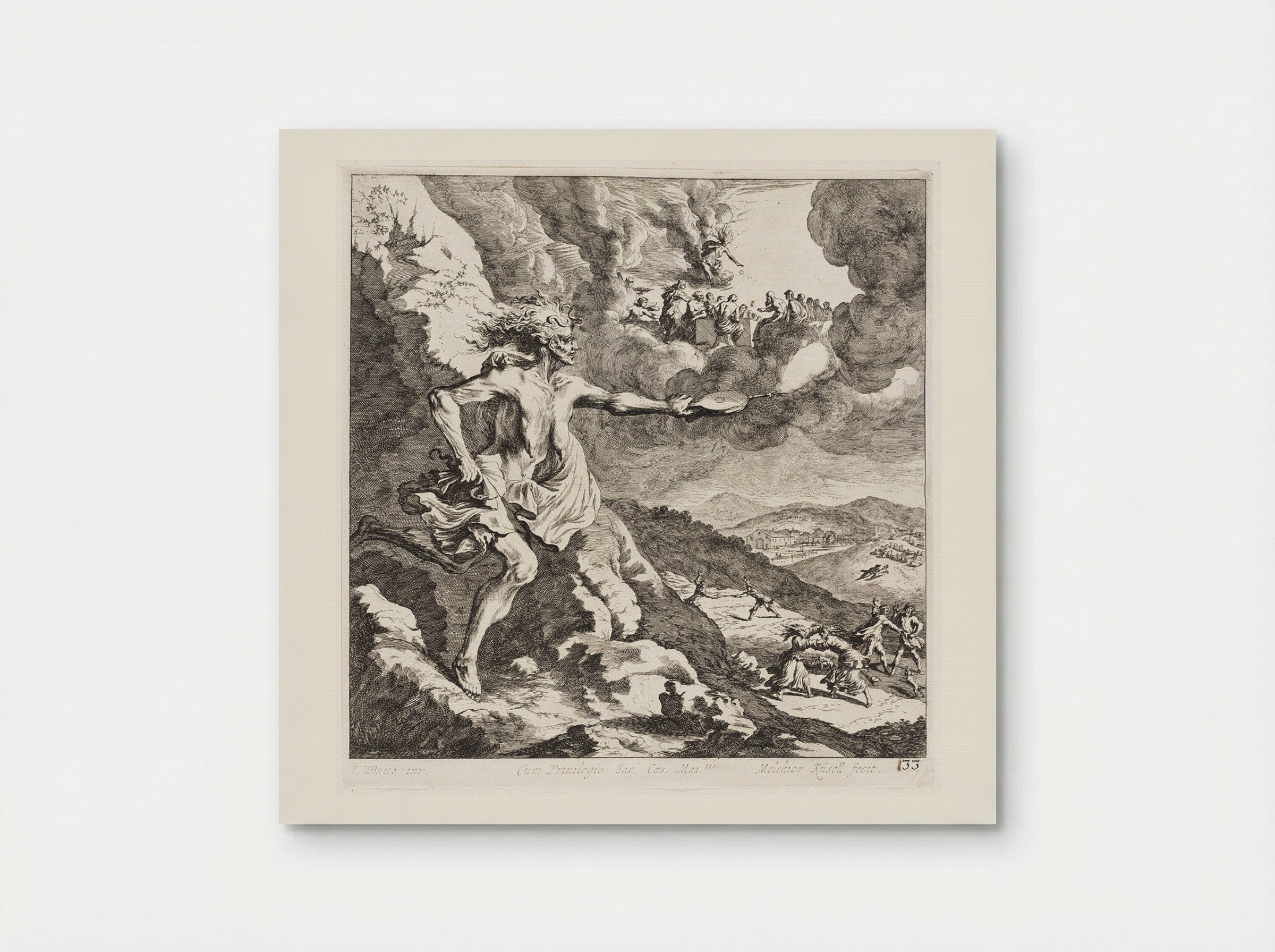 Allegory of Discord - Melchior Küsel - Poster