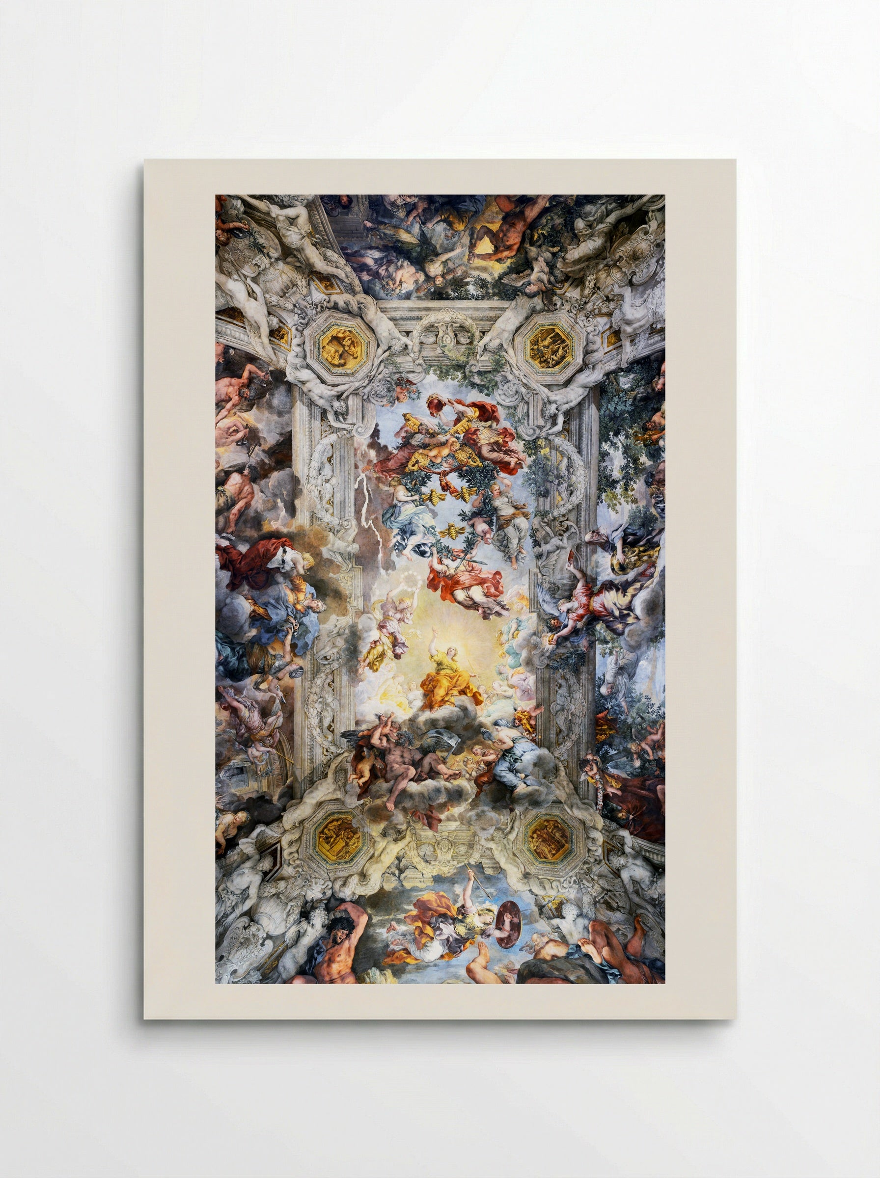 Allegory of Divine Providence and Barberini Power - Pietro da Cortona - Poster