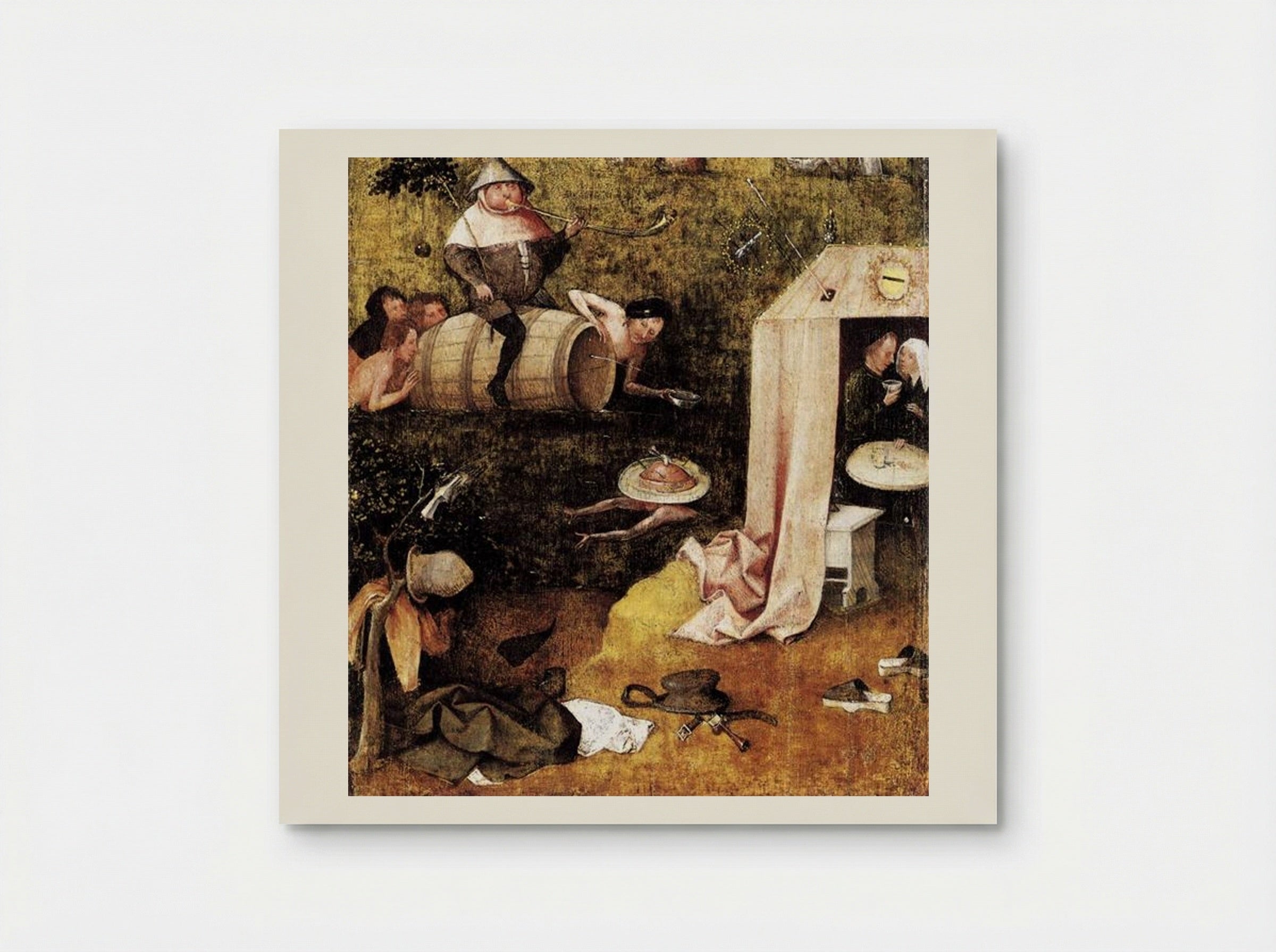 Allegory of Gluttony and Lust - Hieronymus Bosch - Poster