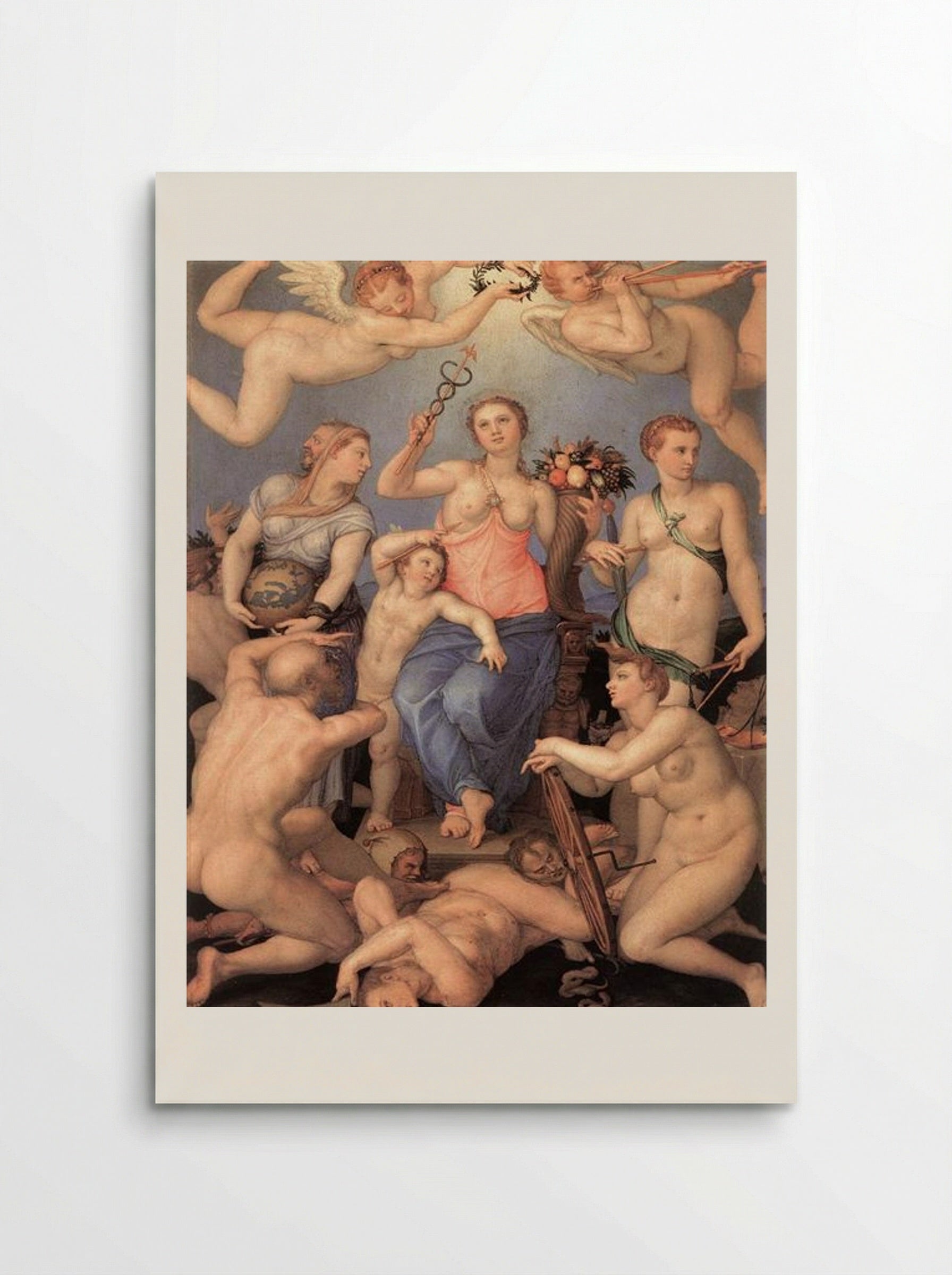 Allegory of Happiness - Agnolo Bronzino - Poster