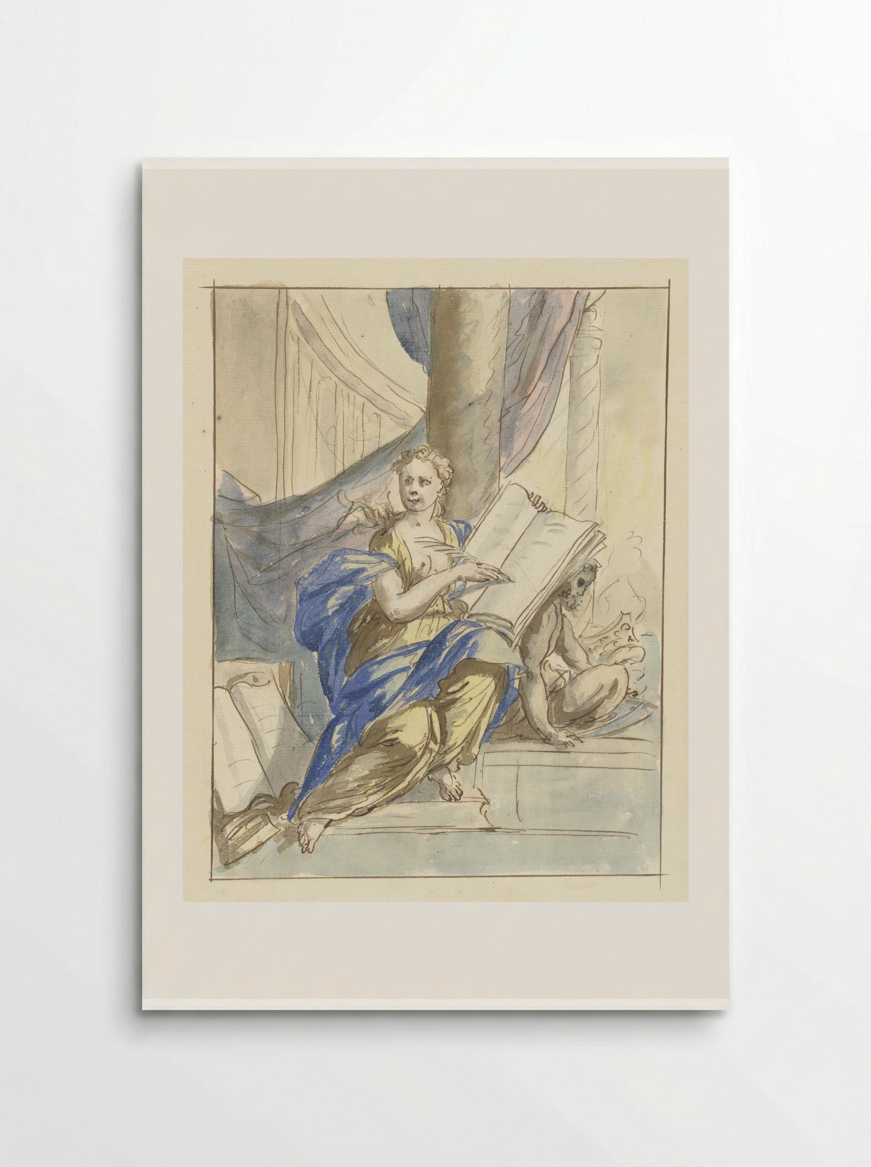 Allegory of History - Elias van Nijmegen - Poster