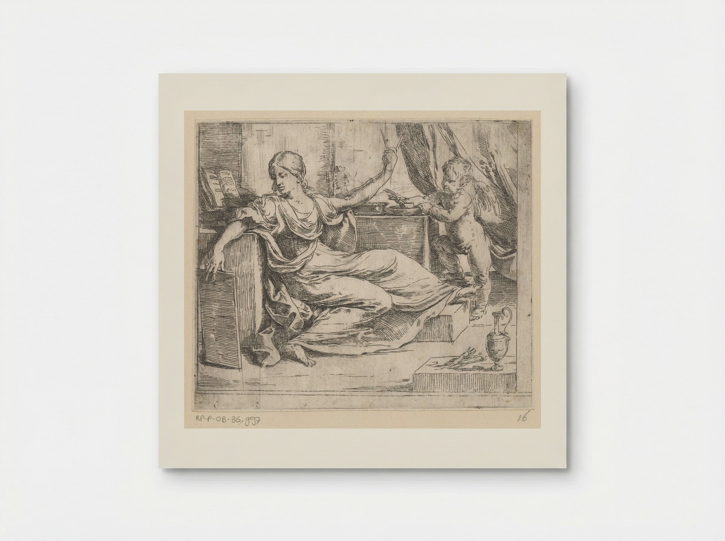 Allegory of Learning - Guido Reni - Poster