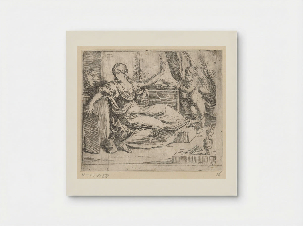 Allegory of Learning - Guido Reni - Poster