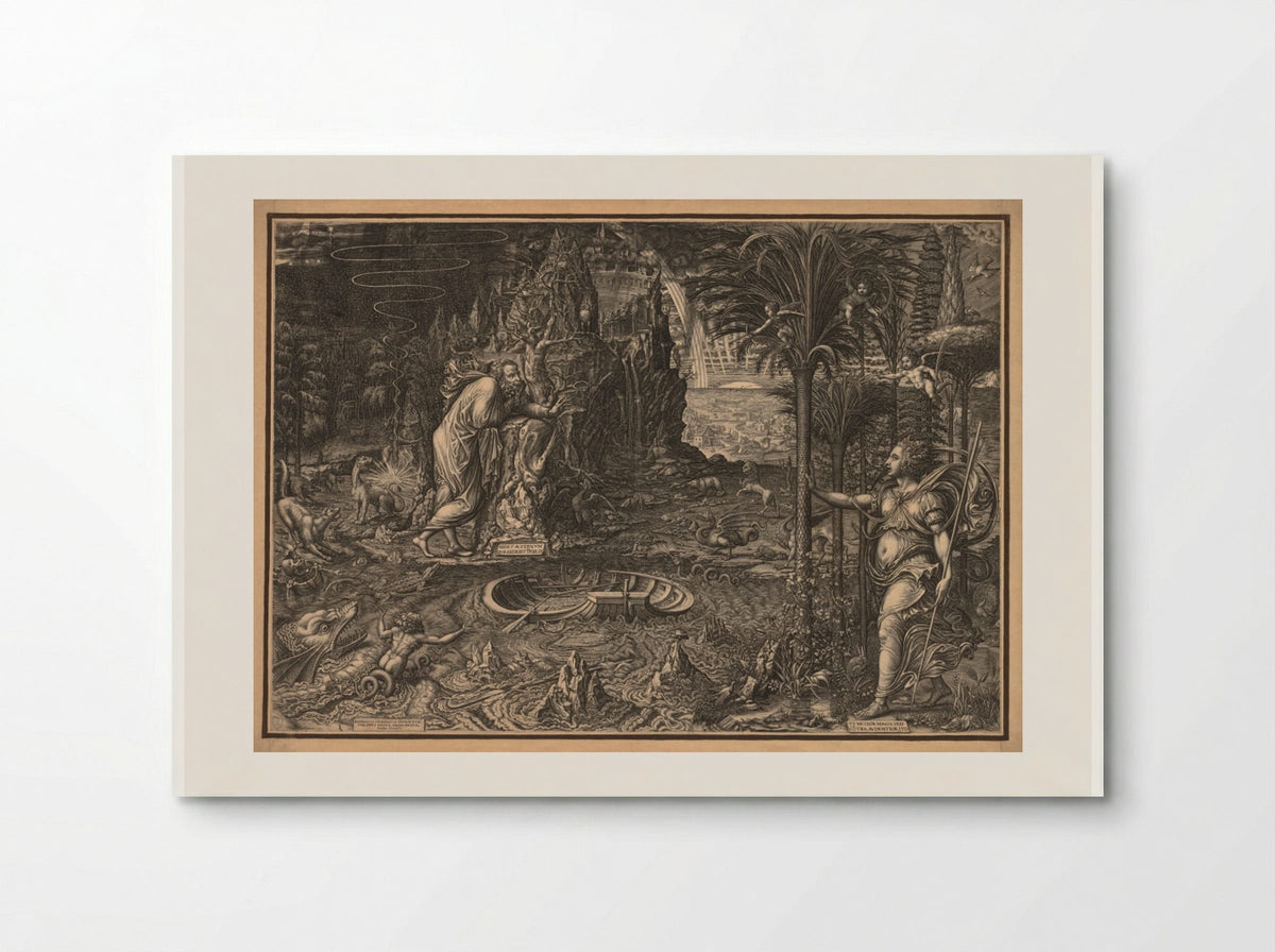 Allegory of Life - Giorgio Ghisi - Poster