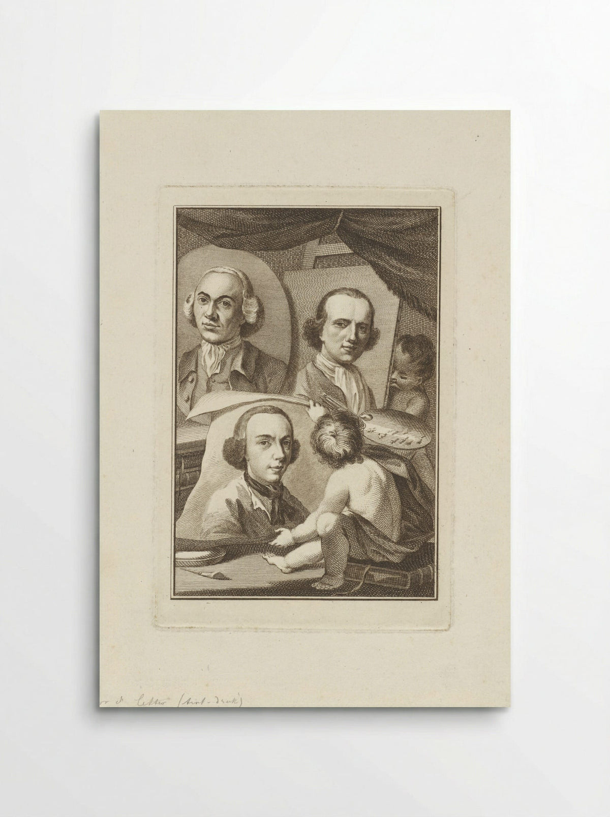 Allegory of Painting - Izaak Schmidt - Poster