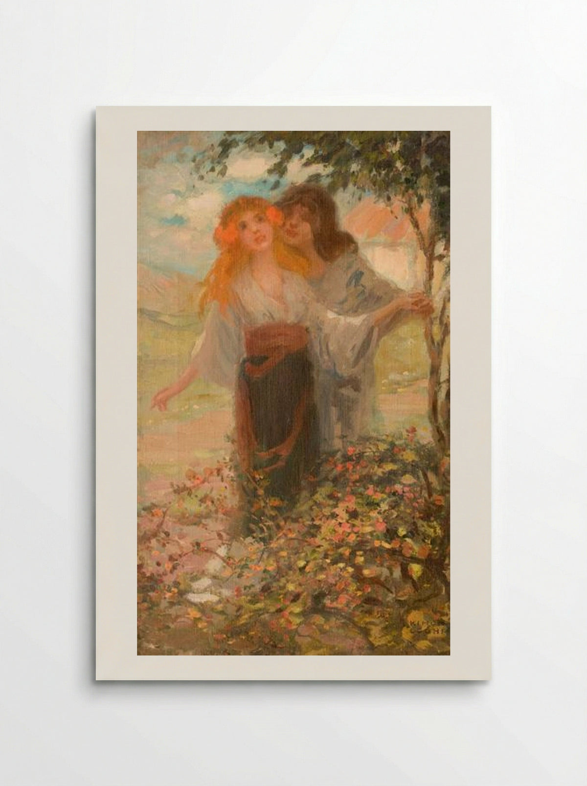 Allegory of Spring - Kimon Loghi - Poster
