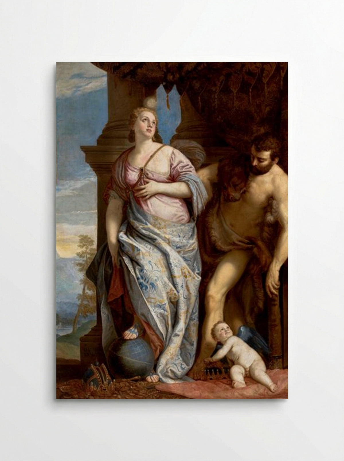 Allegory of Wisdom and Strength - Paolo Veronese - Poster