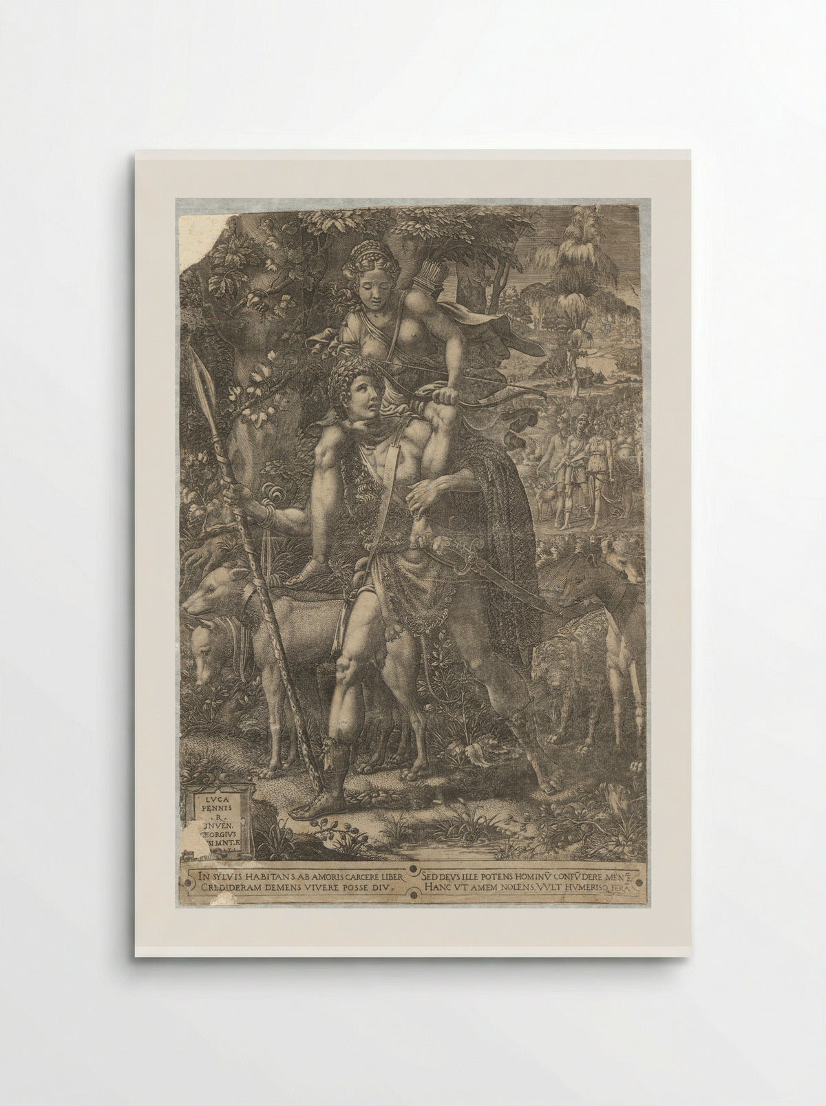 Allegory of the Hunt - Giorgio Ghisi - Poster