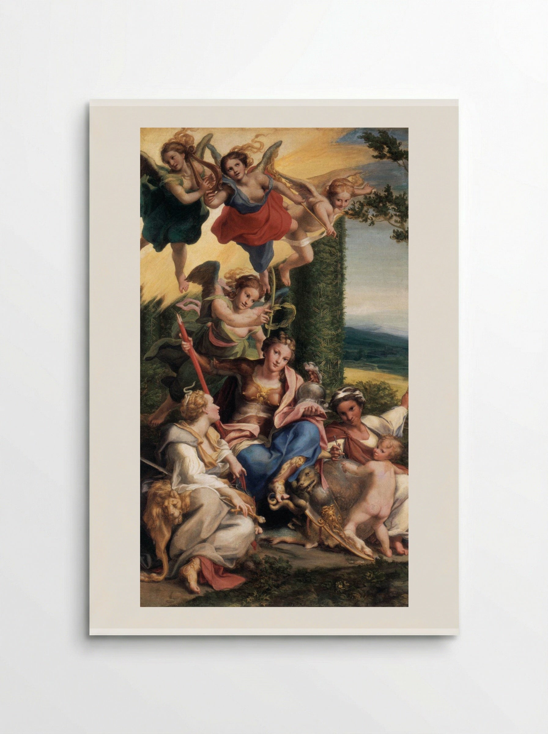 Allegory of the Virtues - Correggio - Poster