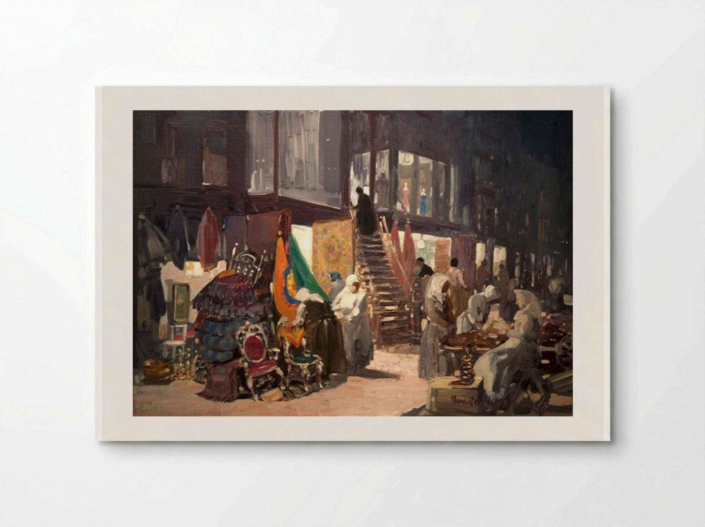 Allen Street - George Luks - Poster
