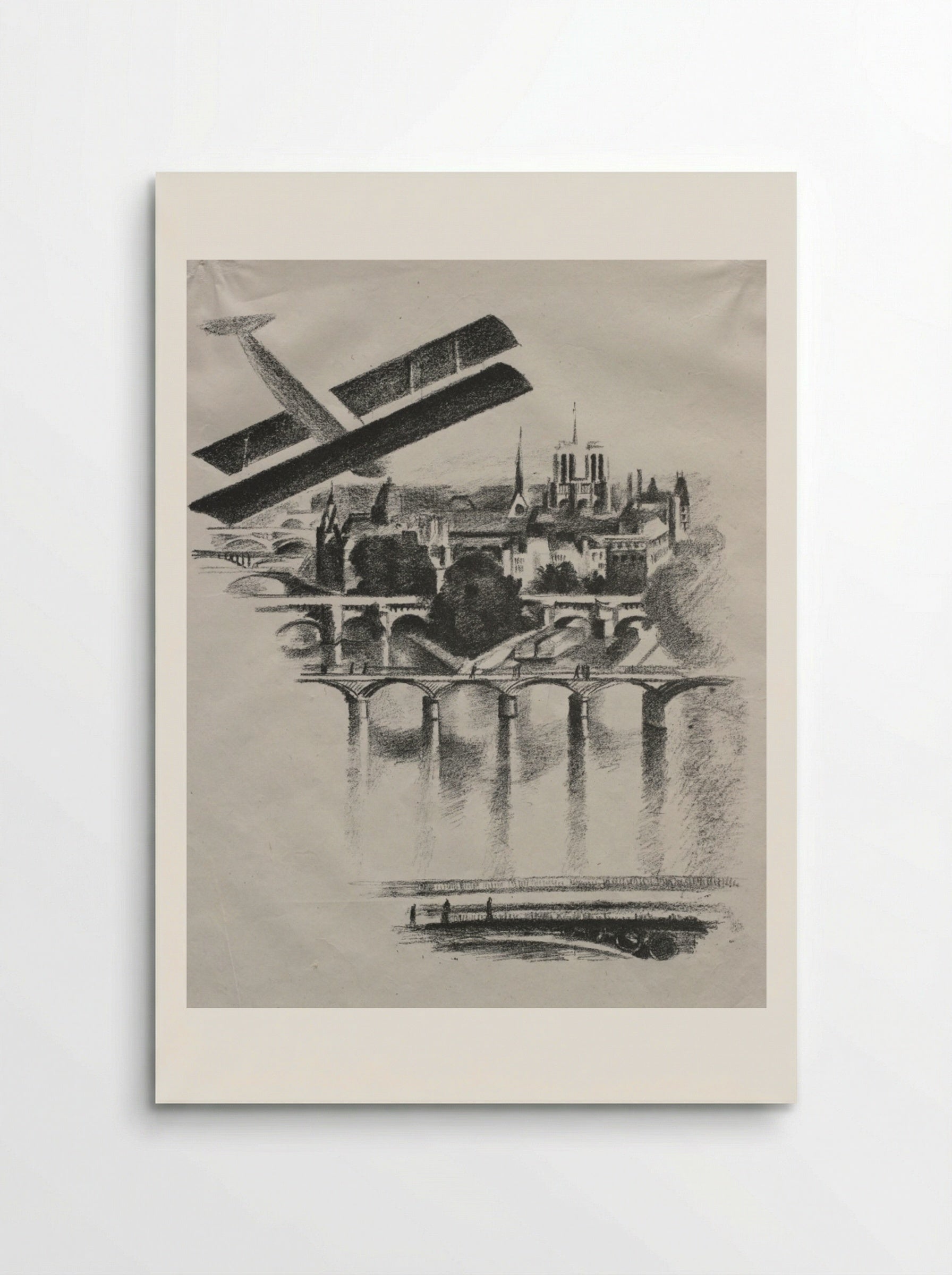 Allo Paris: The Bridges of Paris and Notre-Dame - Robert Delaunay - Poster