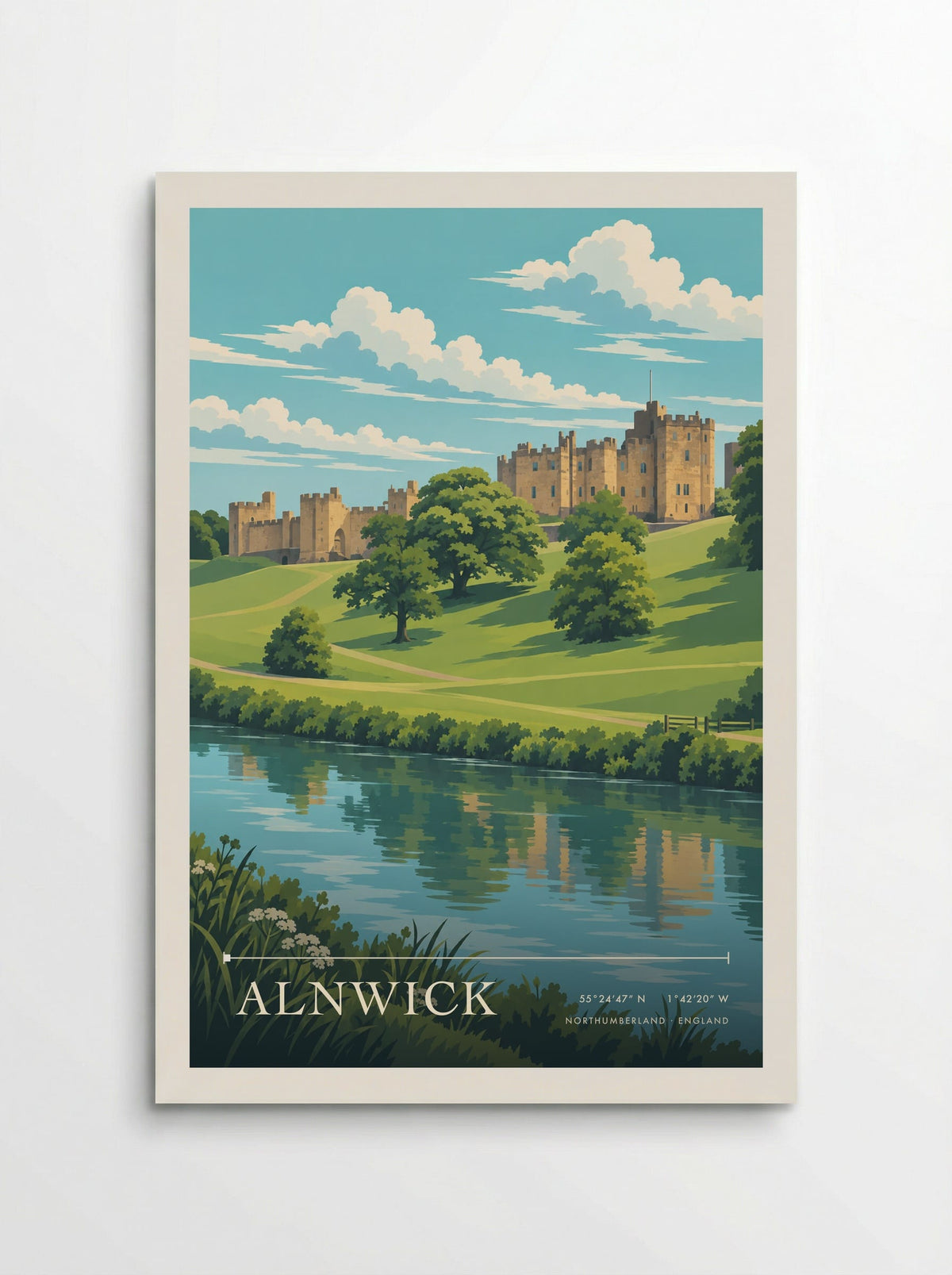 Alnwick, Northumberland | Travel Poster - Poster