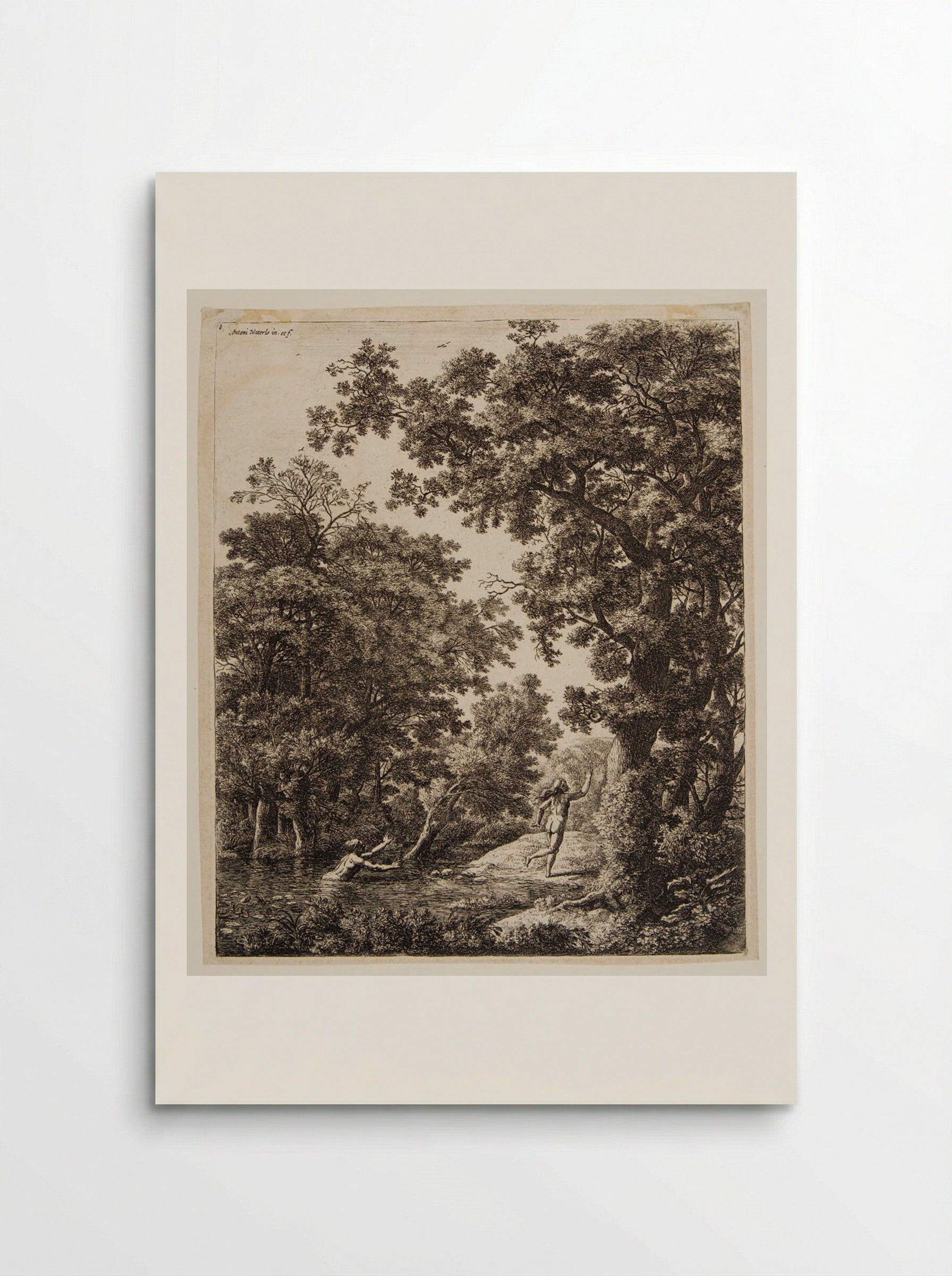 Alpheus and Arethusa - Anthonie Waterloo - Poster