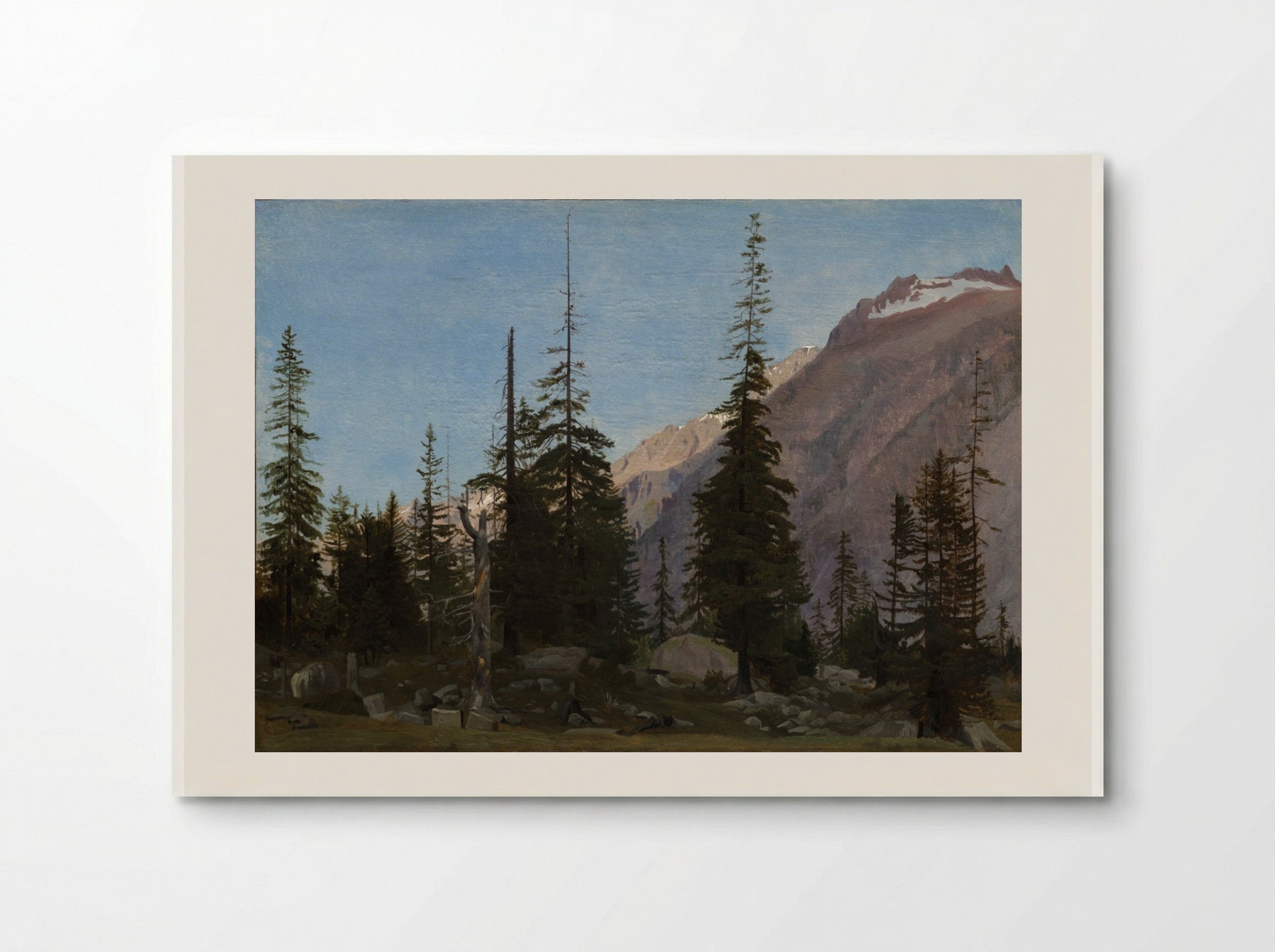 Alpine Landscape: The Handegg, Switzerland - Jean-Léon Gérôme - Poster
