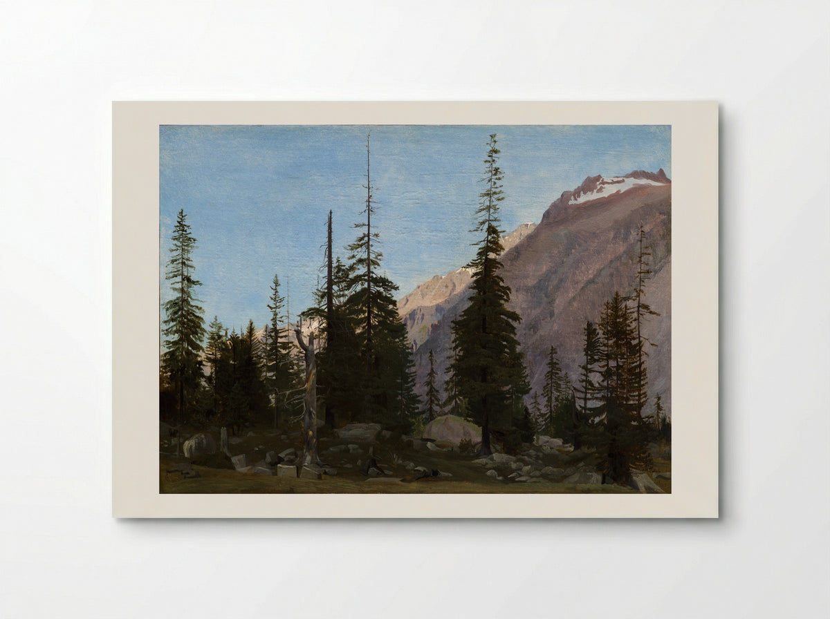 Alpine Landscape: The Handegg, Switzerland - Jean-Léon Gérôme - Poster