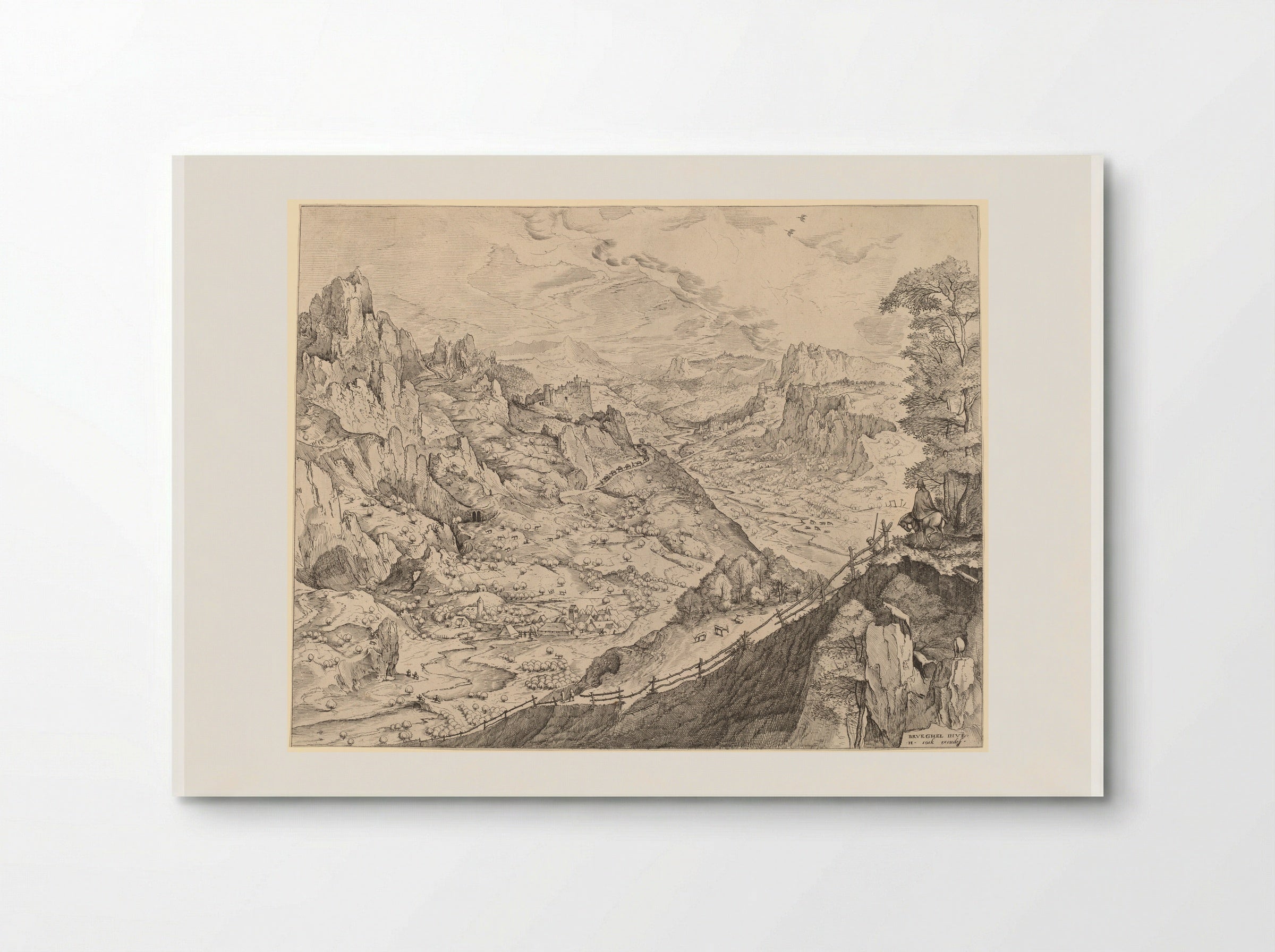 Alpine Landscape - Pieter Bruegel the Elder - Poster