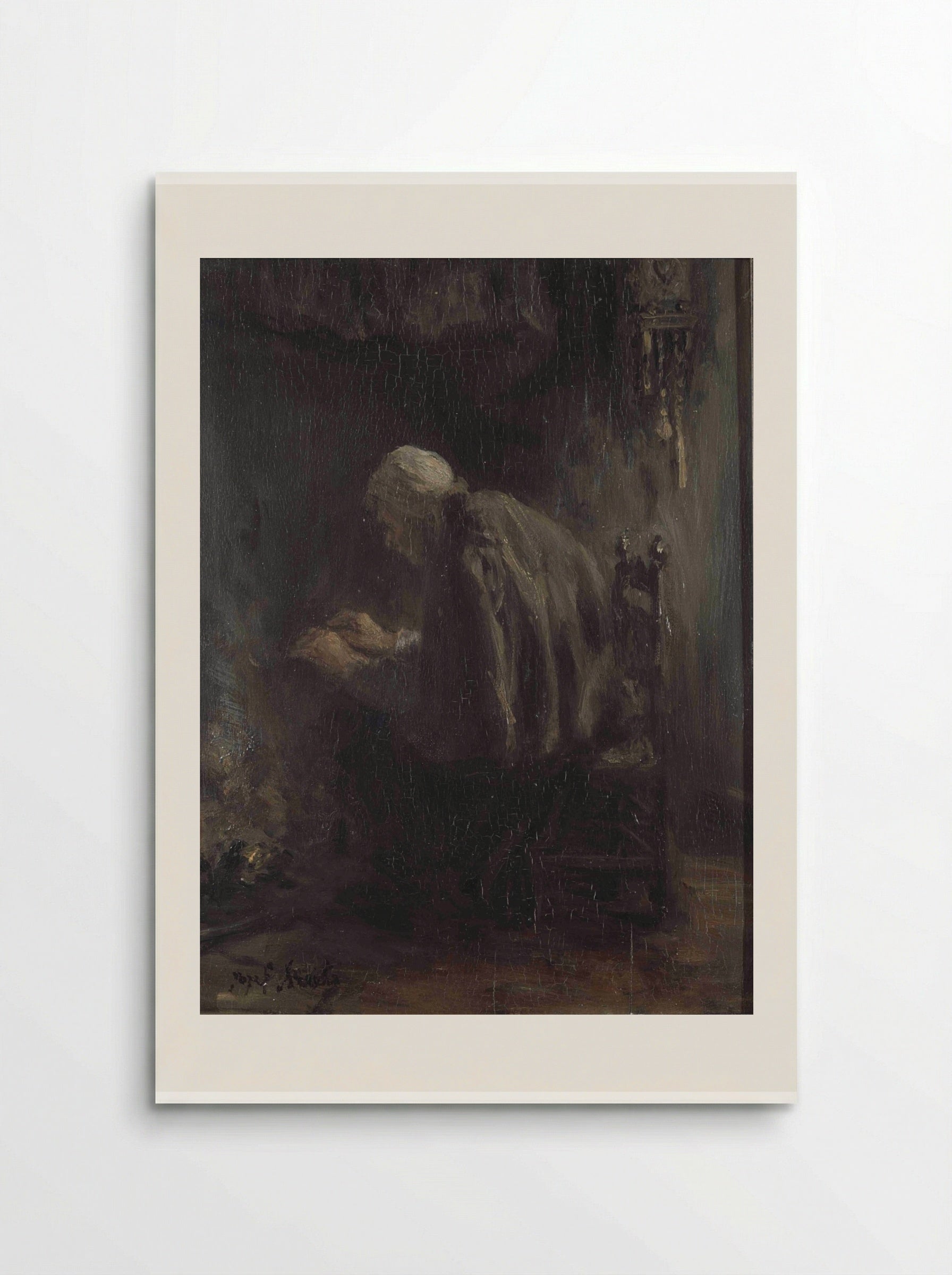 Als men oud wordt - Jozef Israëls - Poster