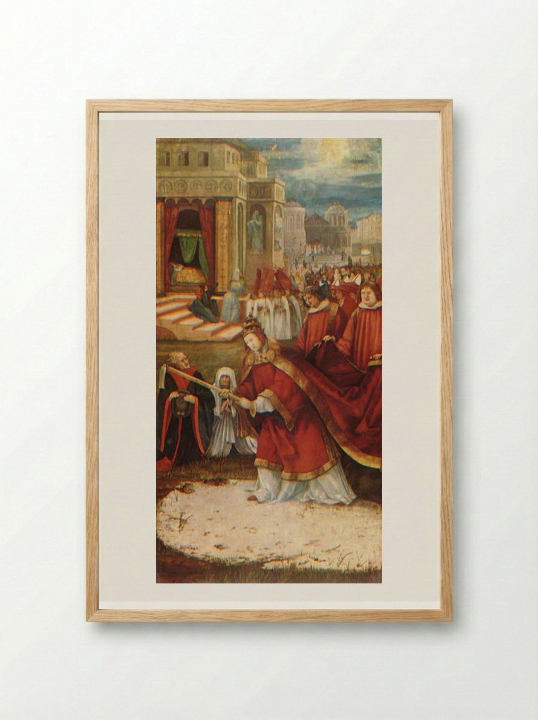Altarpiece of Our Lady of the Snows - Matthias Grünewald - Framed Print Wood