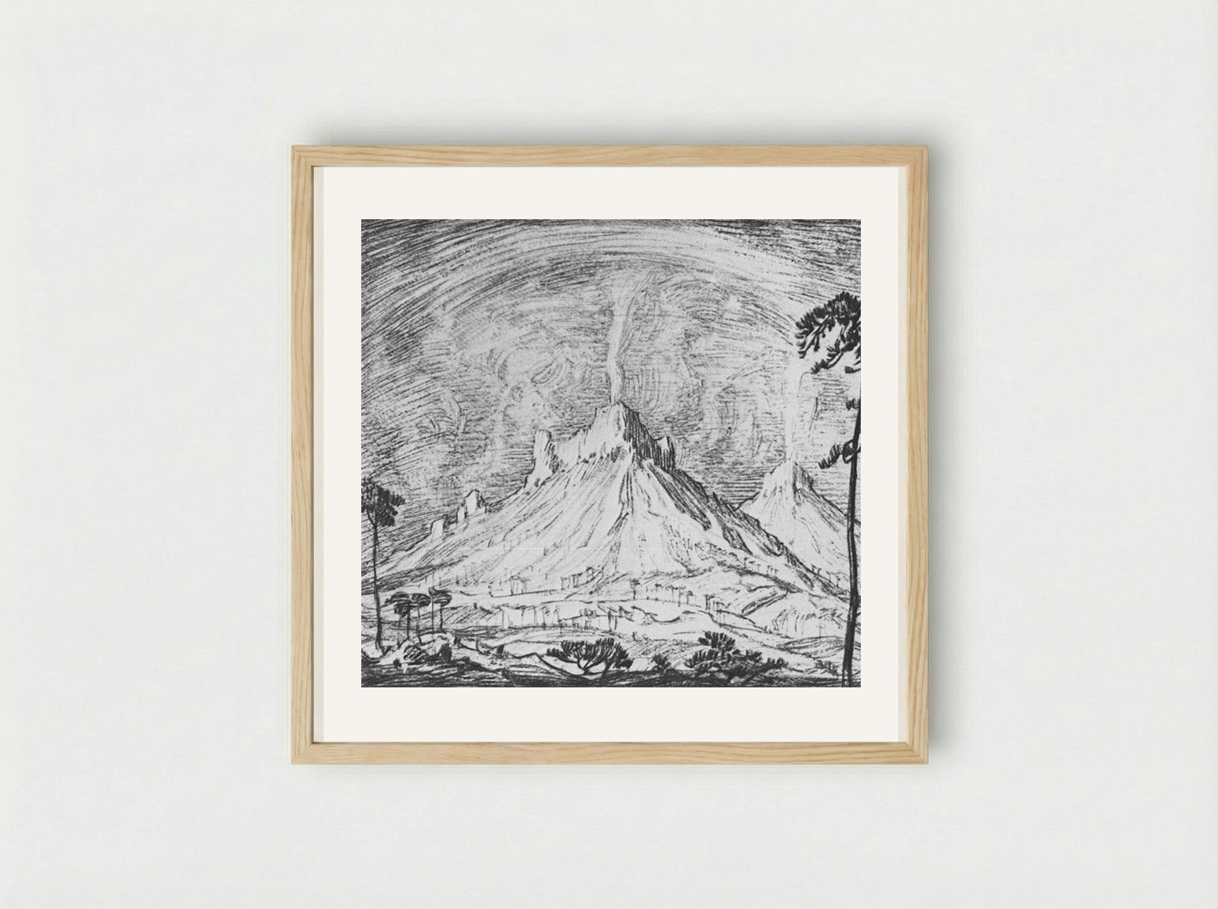 Altars in the Desert - Konstantin Bogaevsky - Framed Print Wood