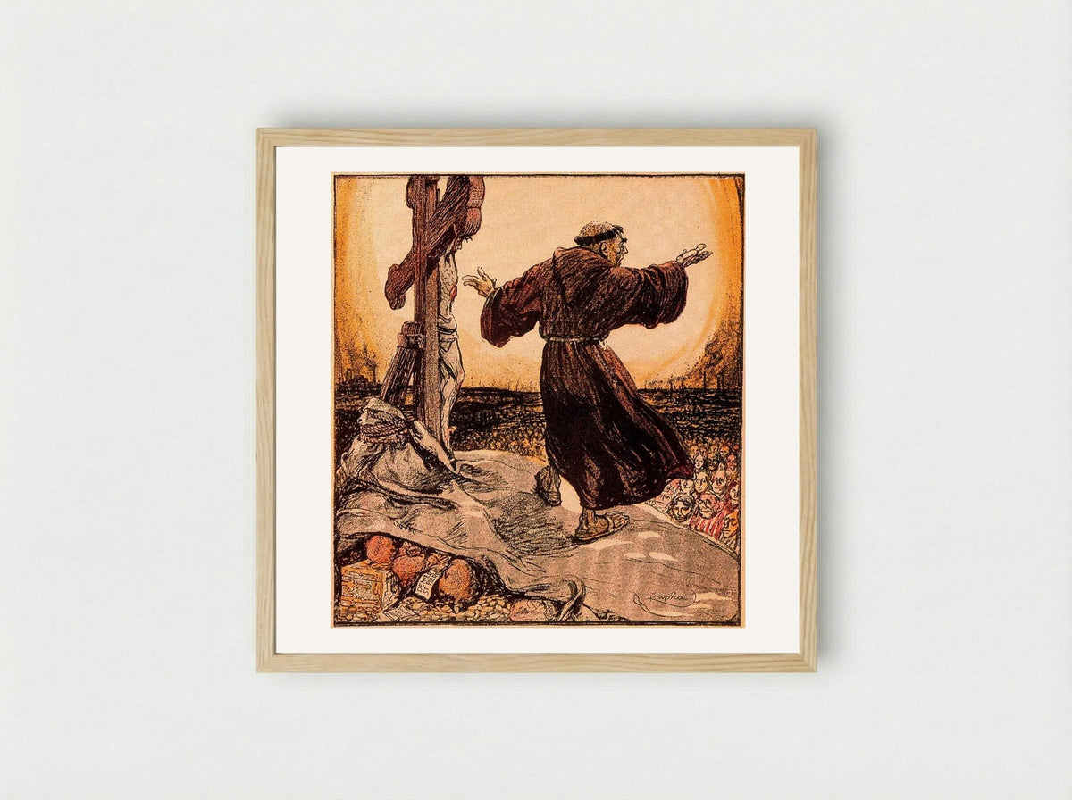 Always poor - Frantisek Kupka - Framed Print Wood