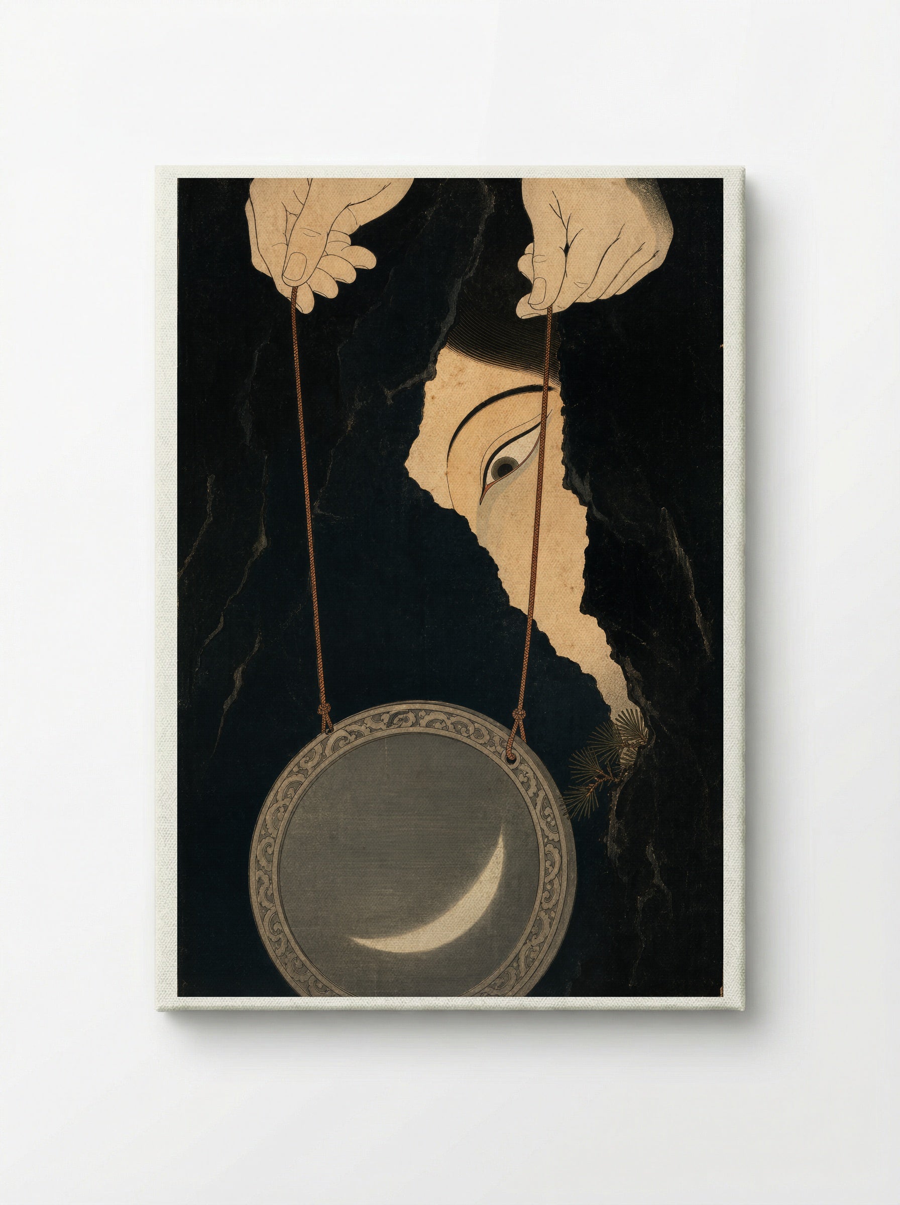 Amaterasu and the Rock-Cave: The Mirror at the Cave - Canvas