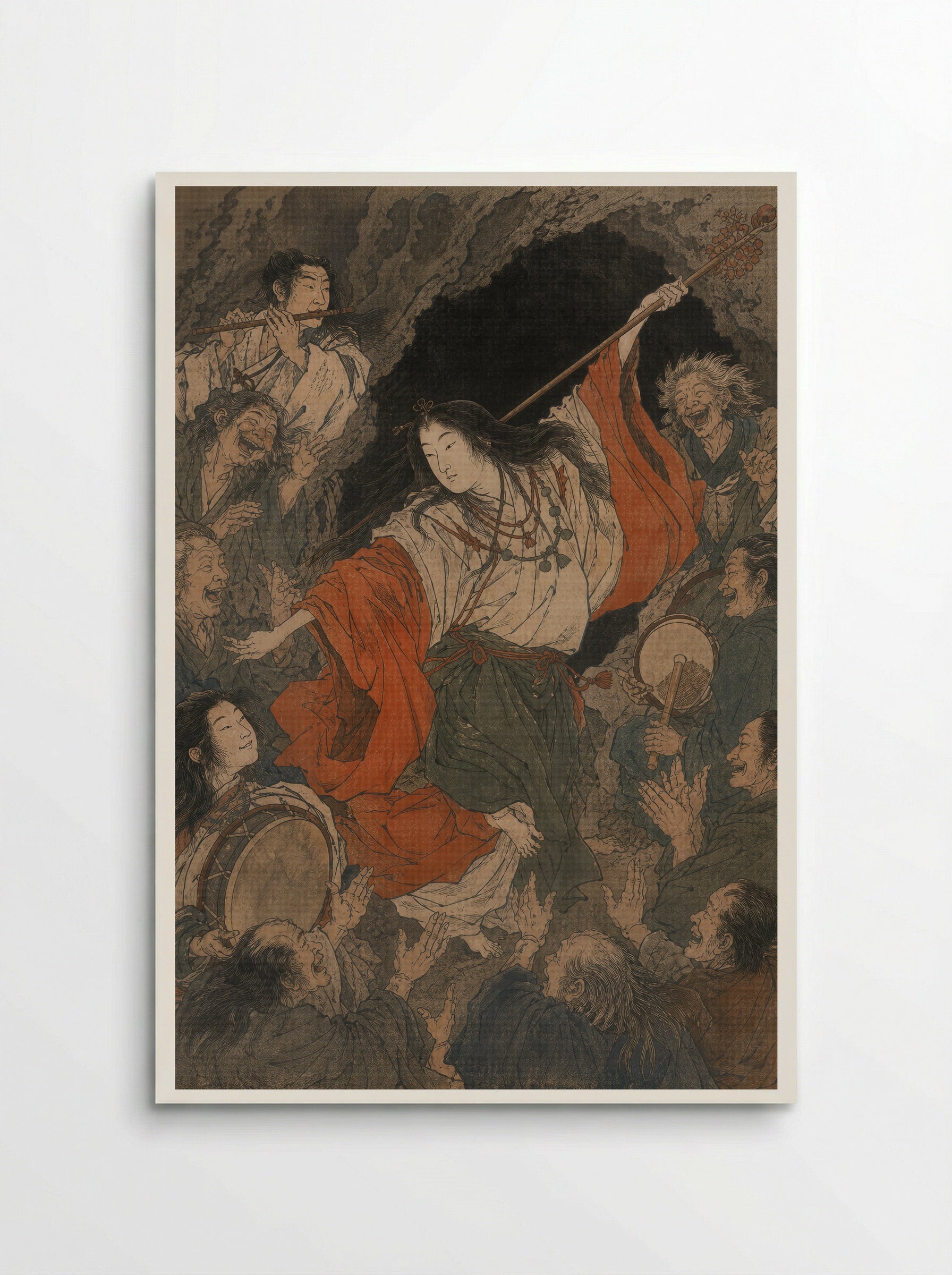 Amaterasu and the Rock-Cave: Uzume's Dance - Poster